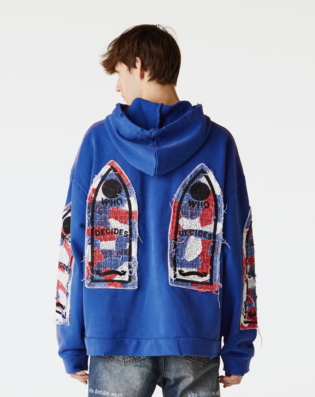 Who Decides War Glory Fabricated Hoodie  - XHIBITION