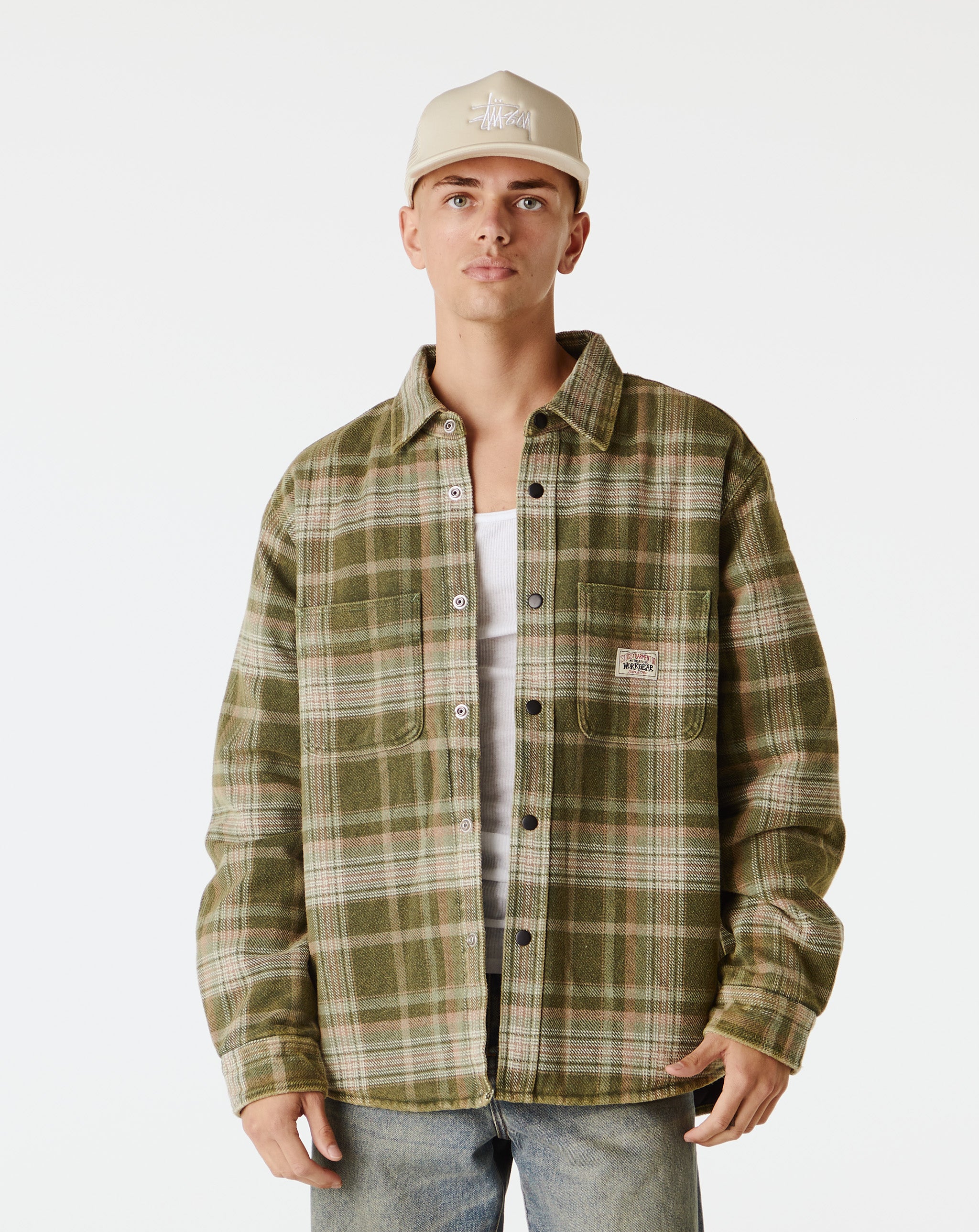 Stüssy Heavy Washed Plaid Shirt  - XHIBITION