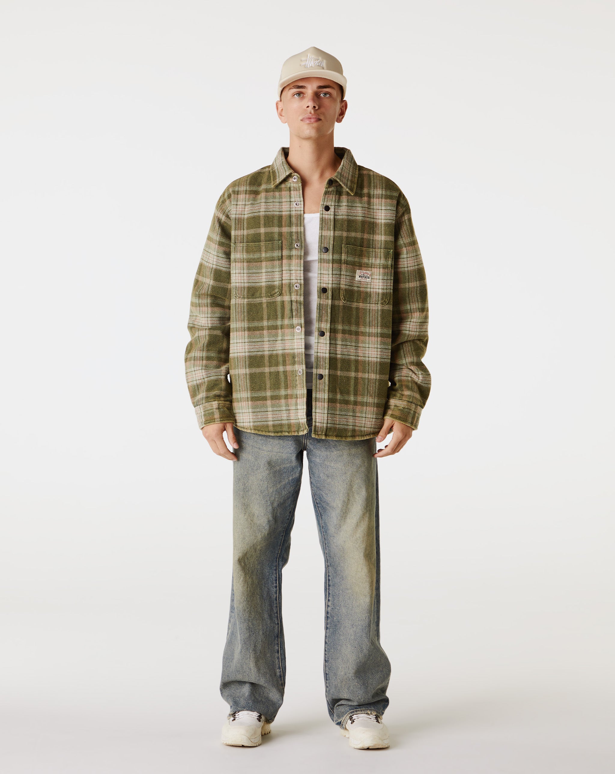 Stüssy Heavy Washed Plaid Shirt  - XHIBITION