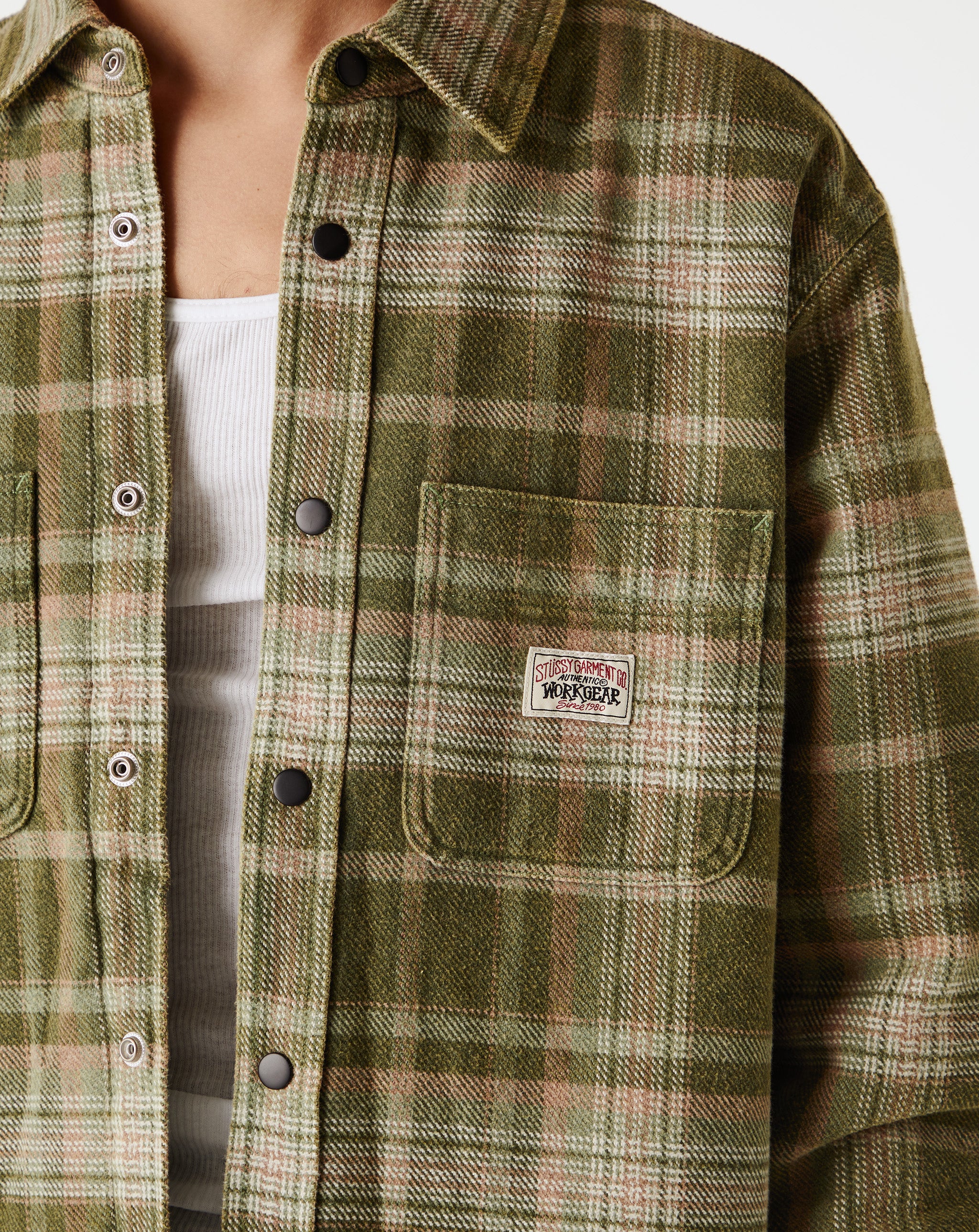 Stüssy Heavy Washed Plaid Shirt  - XHIBITION