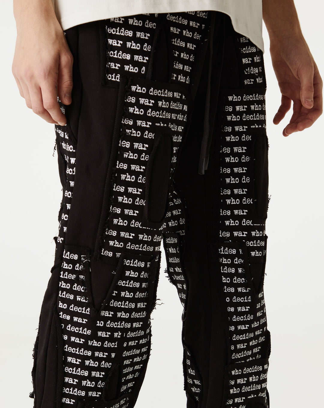 Who Decides War WDW Overlay Sweatpants  - XHIBITION