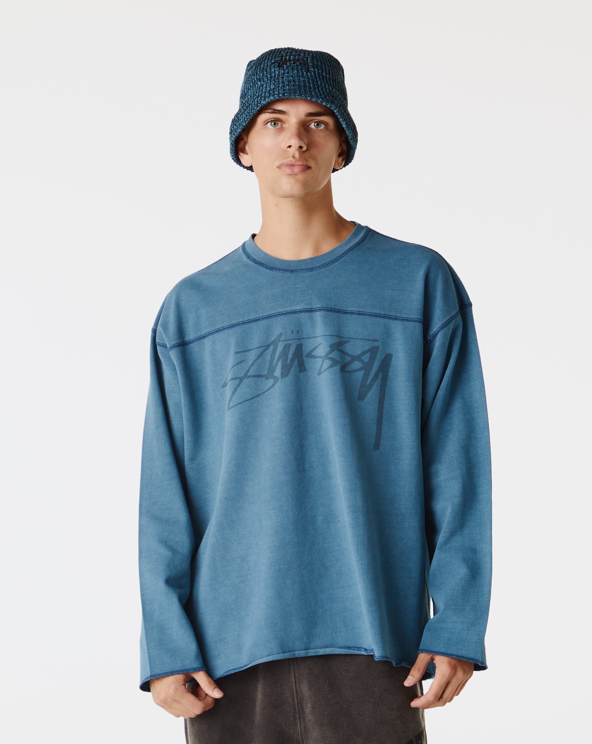 Stüssy Football Pigment Dyed Crewneck  - XHIBITION