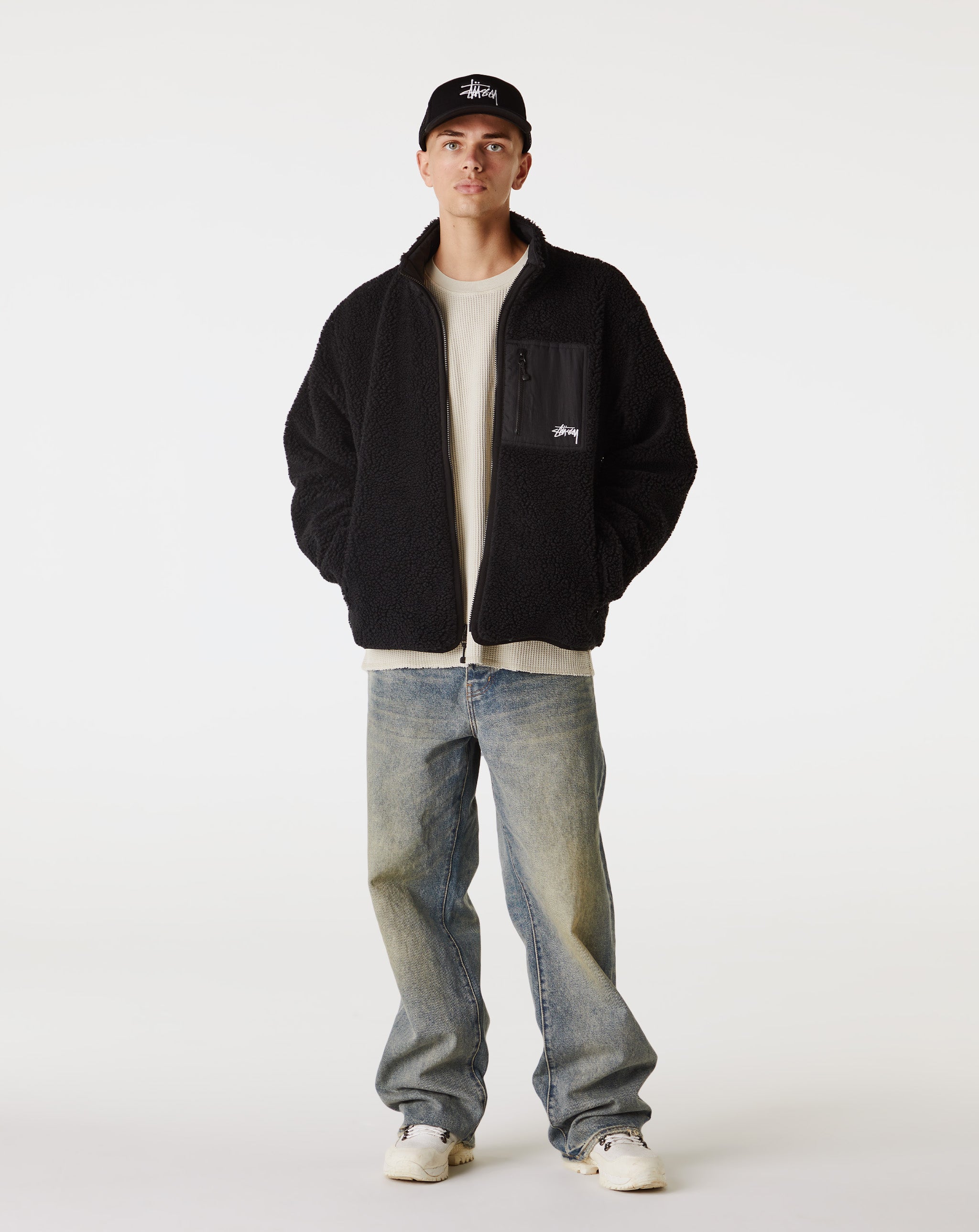 Stüssy Sherpa Reversible Jacket  - XHIBITION