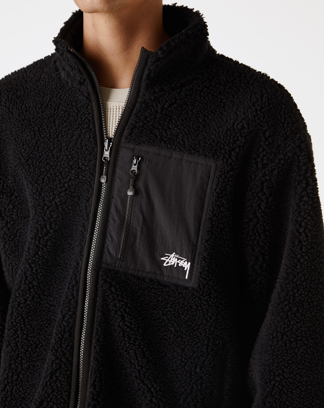 Stüssy Sherpa Reversible Jacket  - XHIBITION