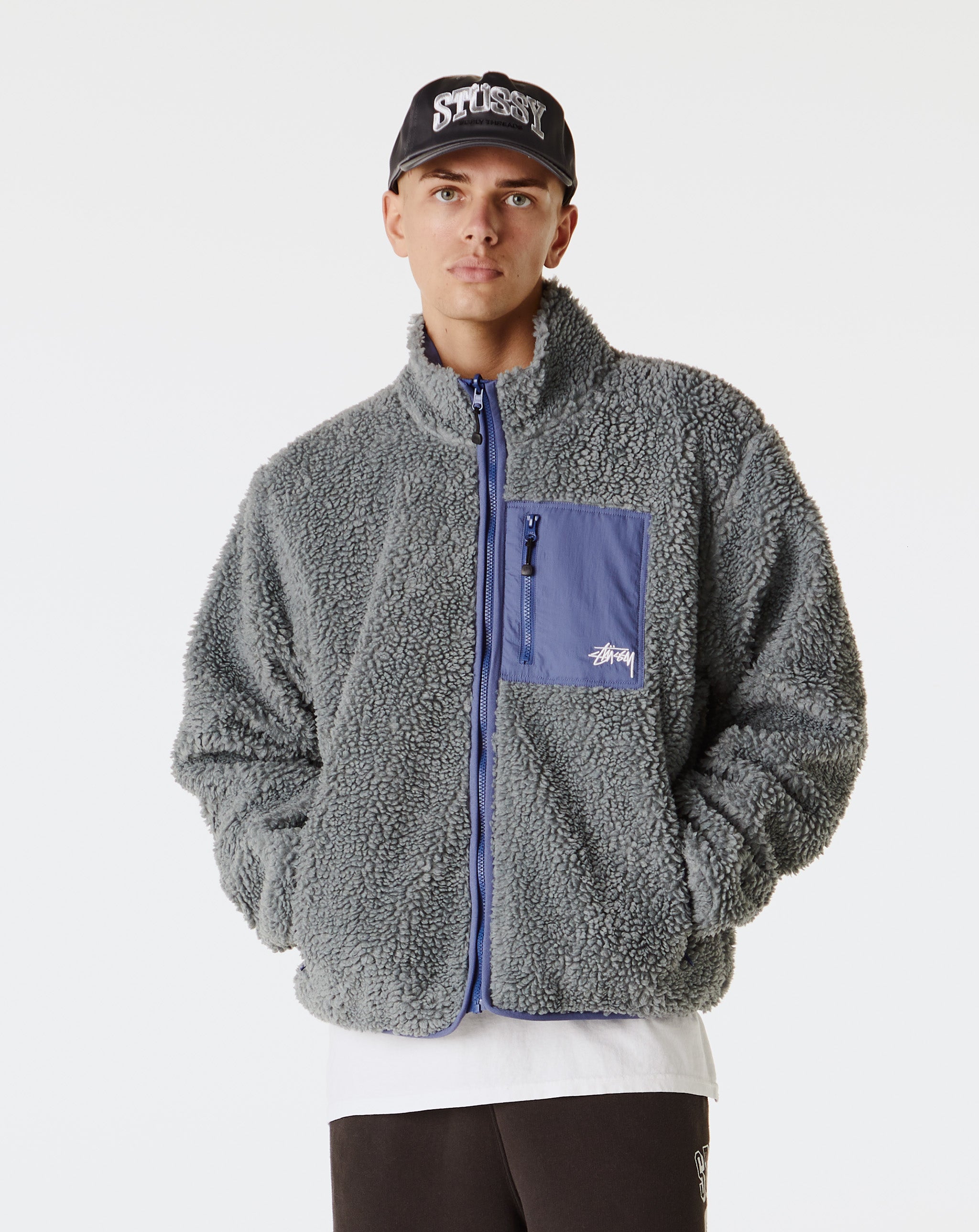 Stüssy Sherpa Reversible Jacket  - Cheap Urlfreeze Jordan outlet