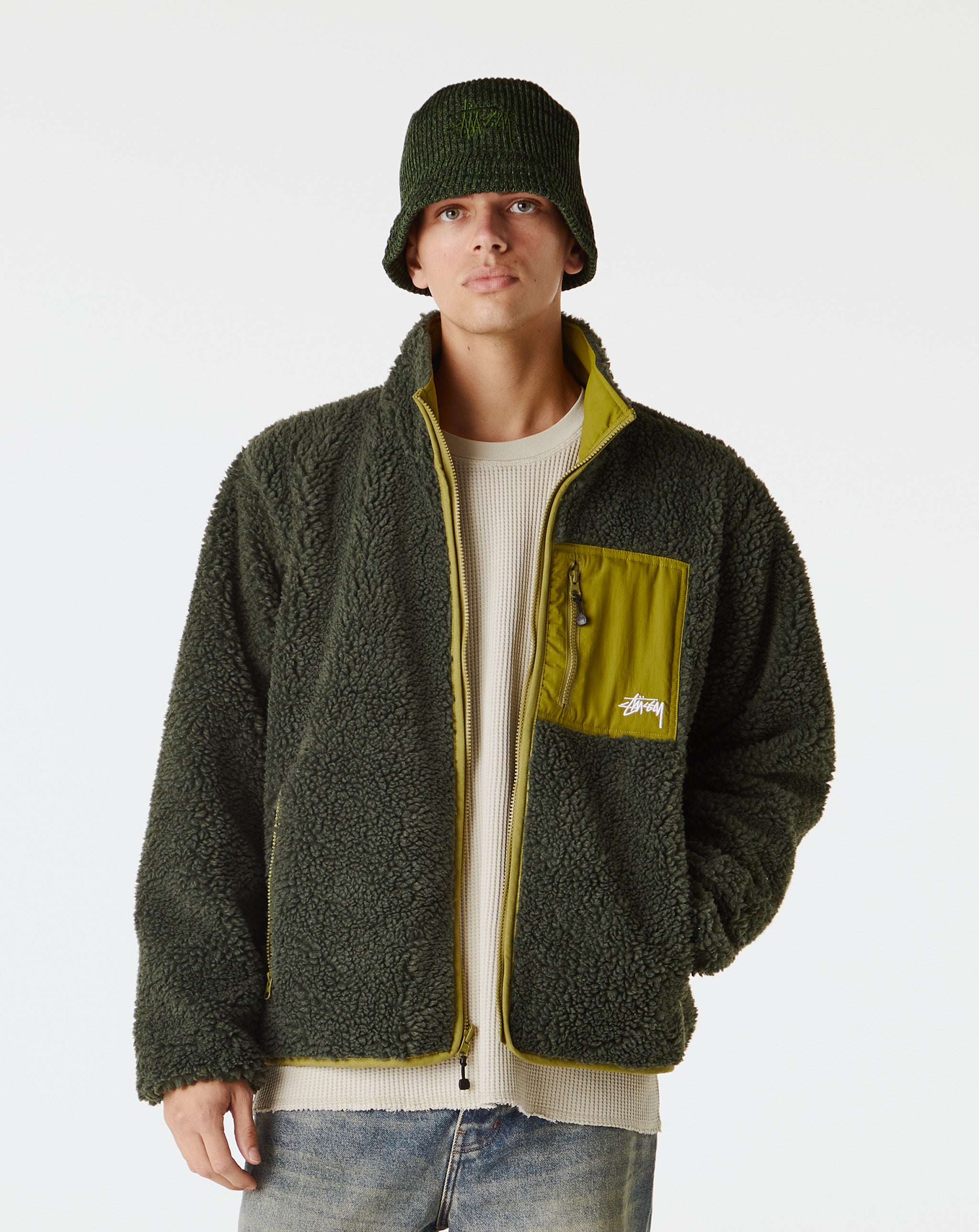 Stüssy Sherpa Reversible Jacket  - Cheap Urlfreeze Jordan outlet