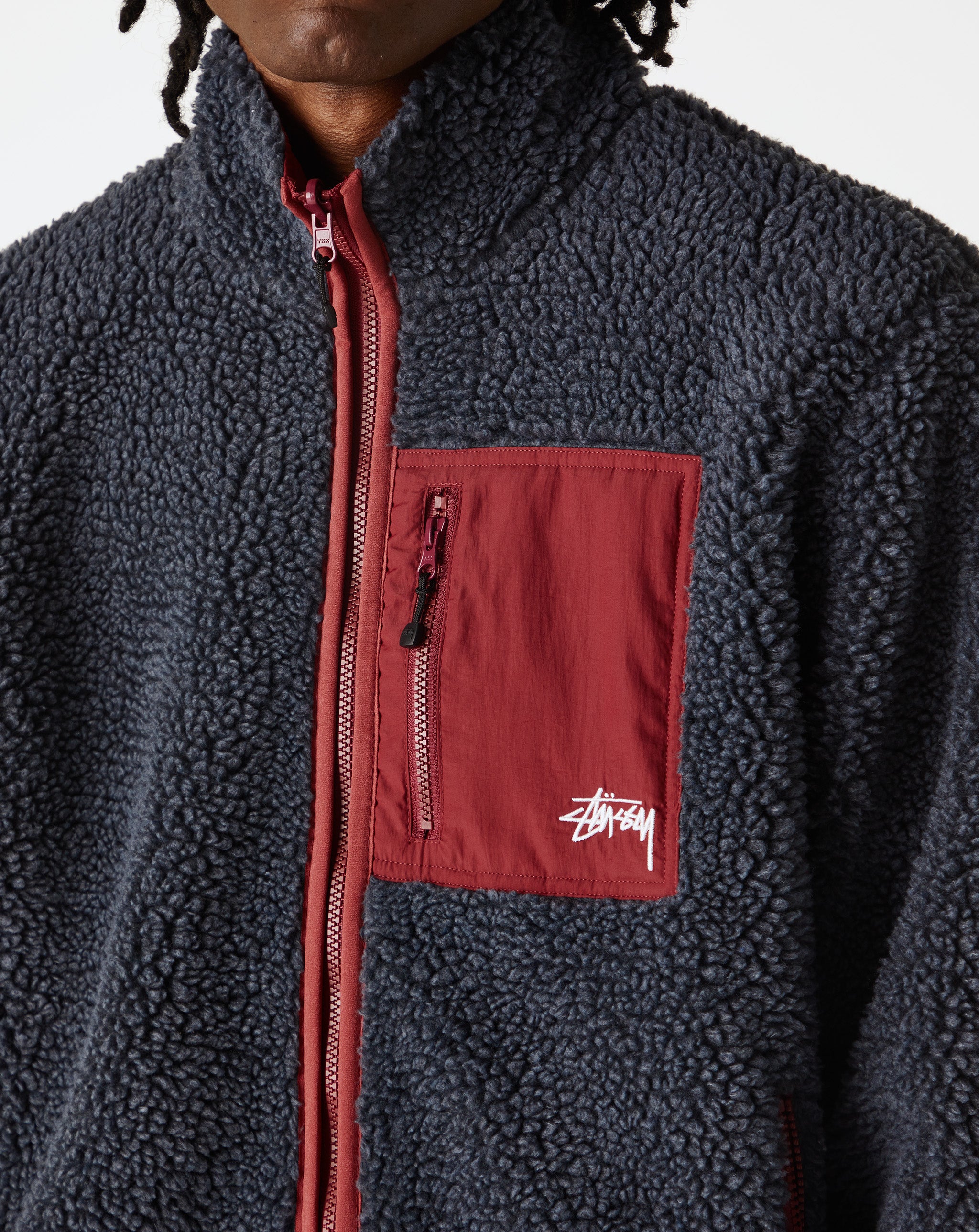 Stüssy Sherpa Reversible Jacket  - XHIBITION