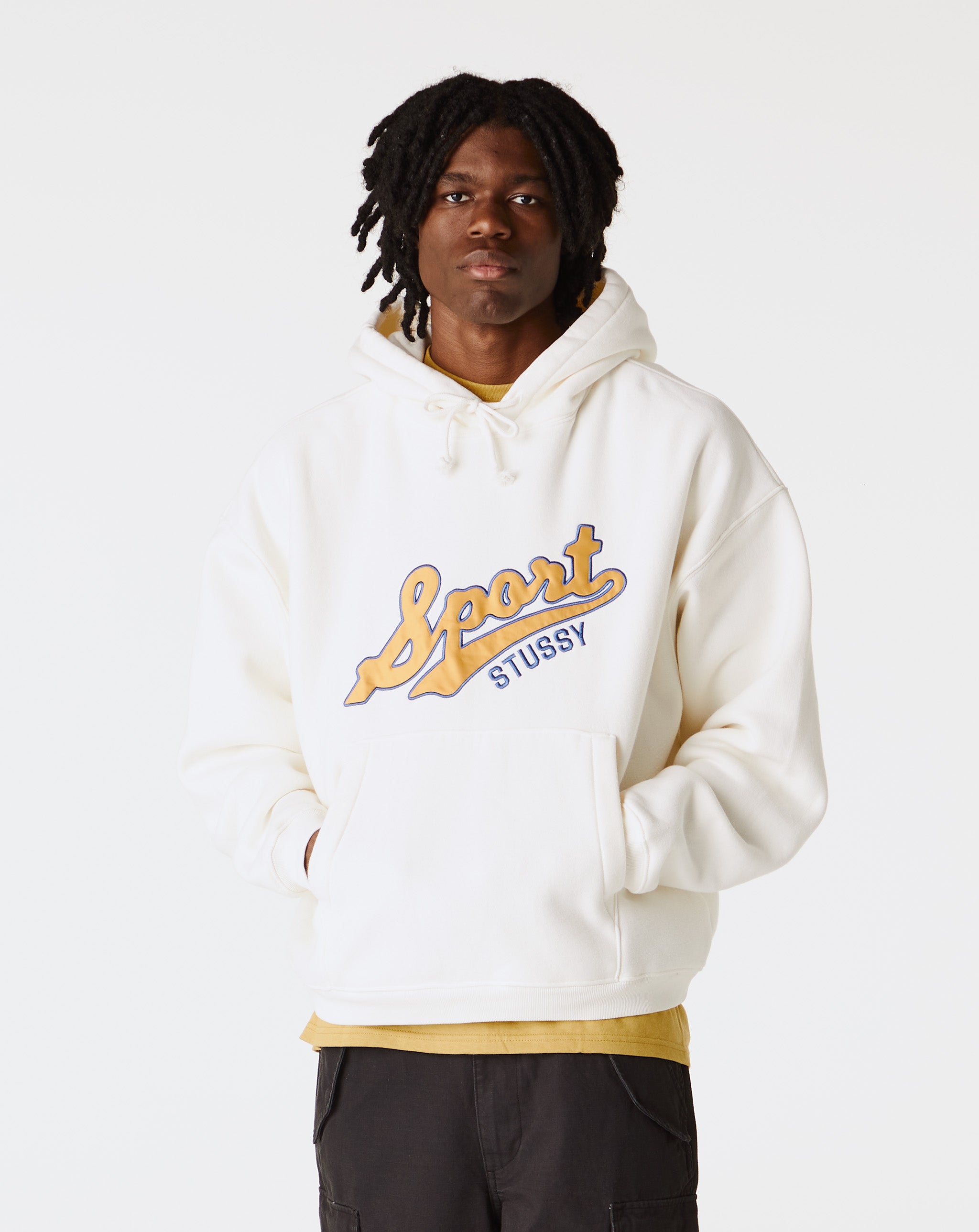 Stüssy Satin Patch Oversized Hoodie  - XHIBITION