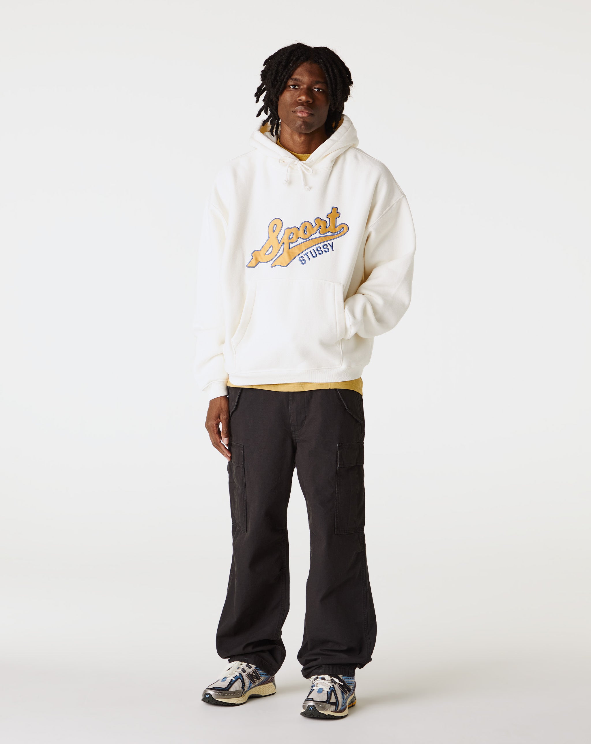 Stüssy Satin Patch Oversized Hoodie  - XHIBITION