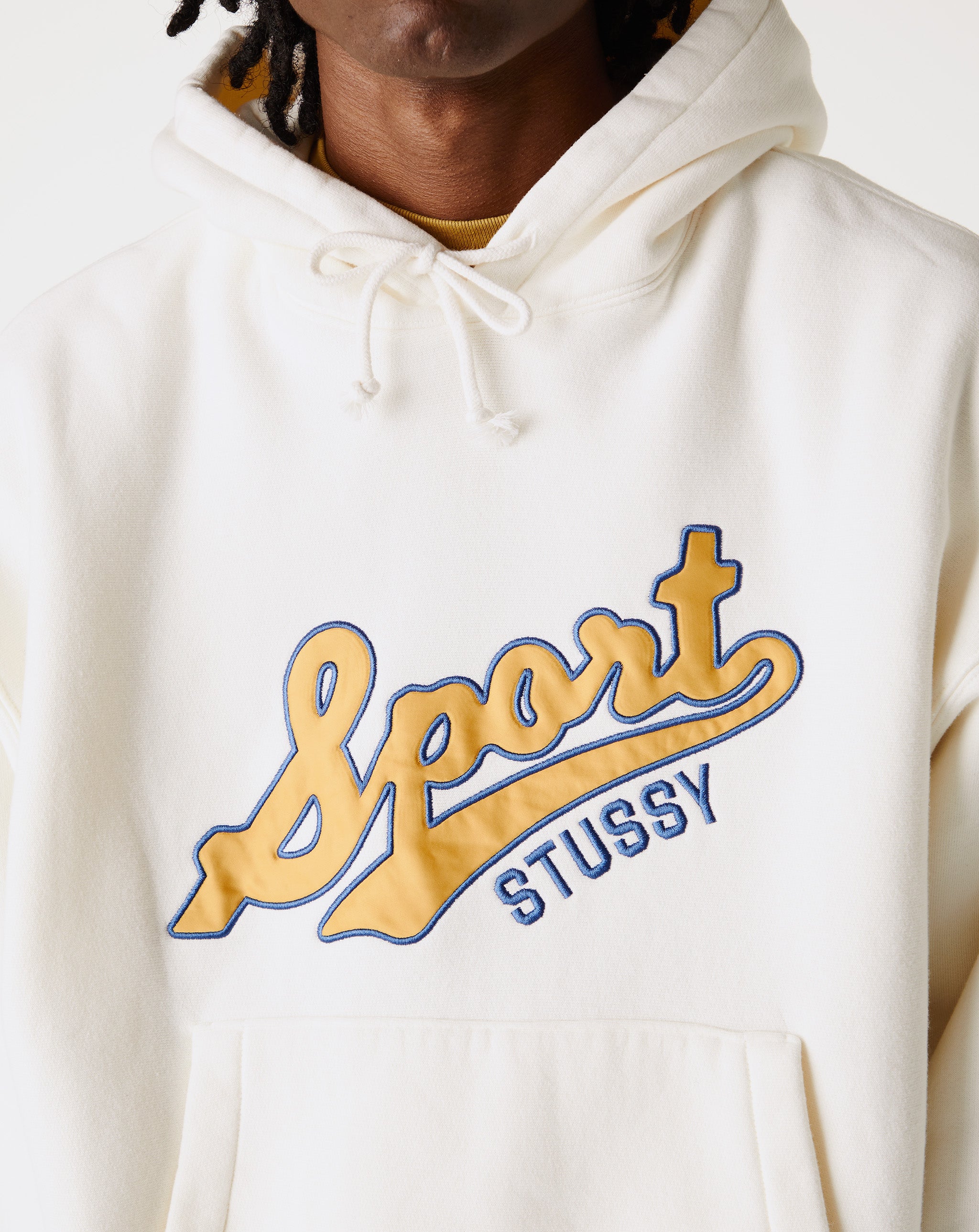 Stüssy Satin Patch Oversized Hoodie  - XHIBITION