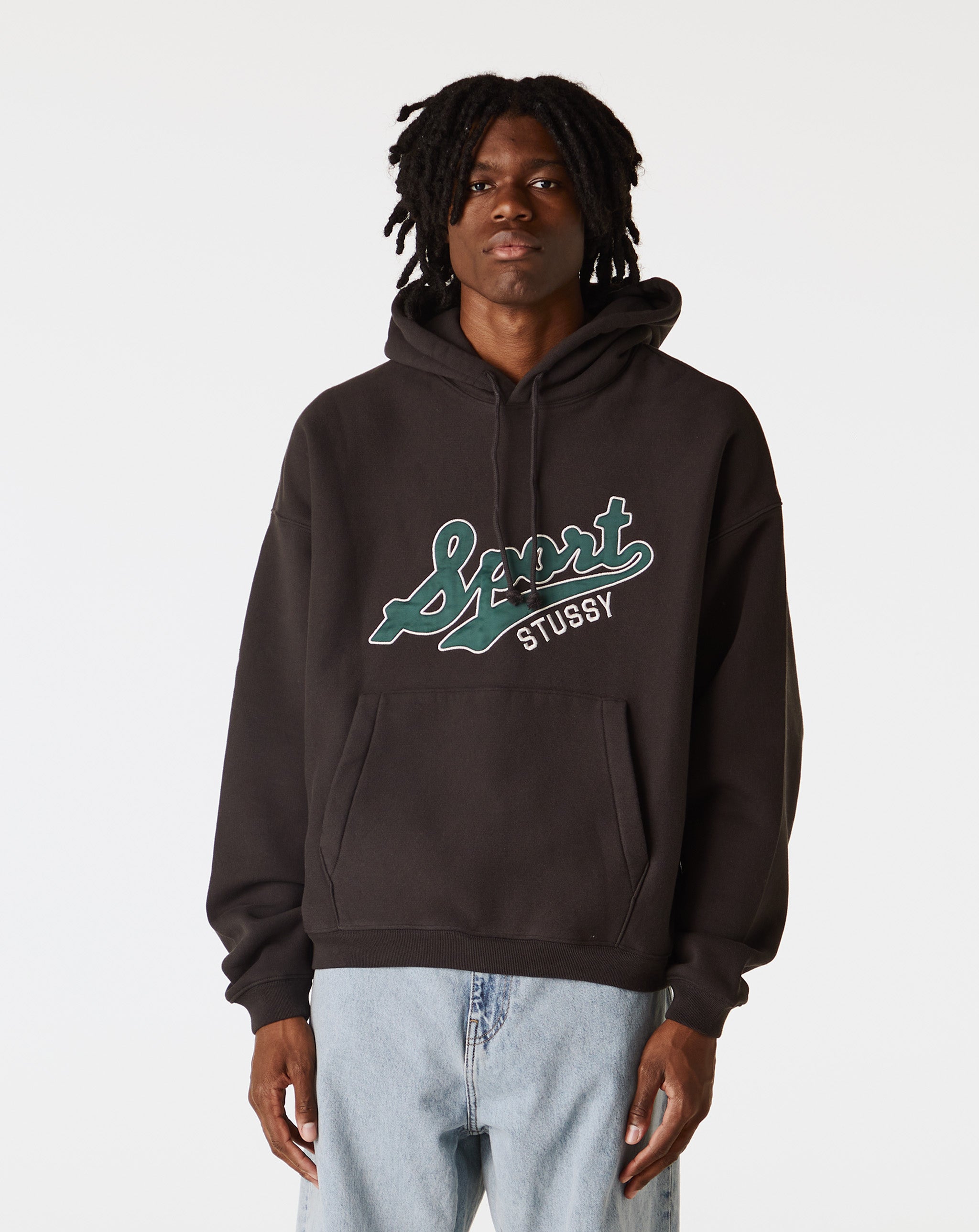 Stüssy Satin Patch Oversized Hoodie  - XHIBITION