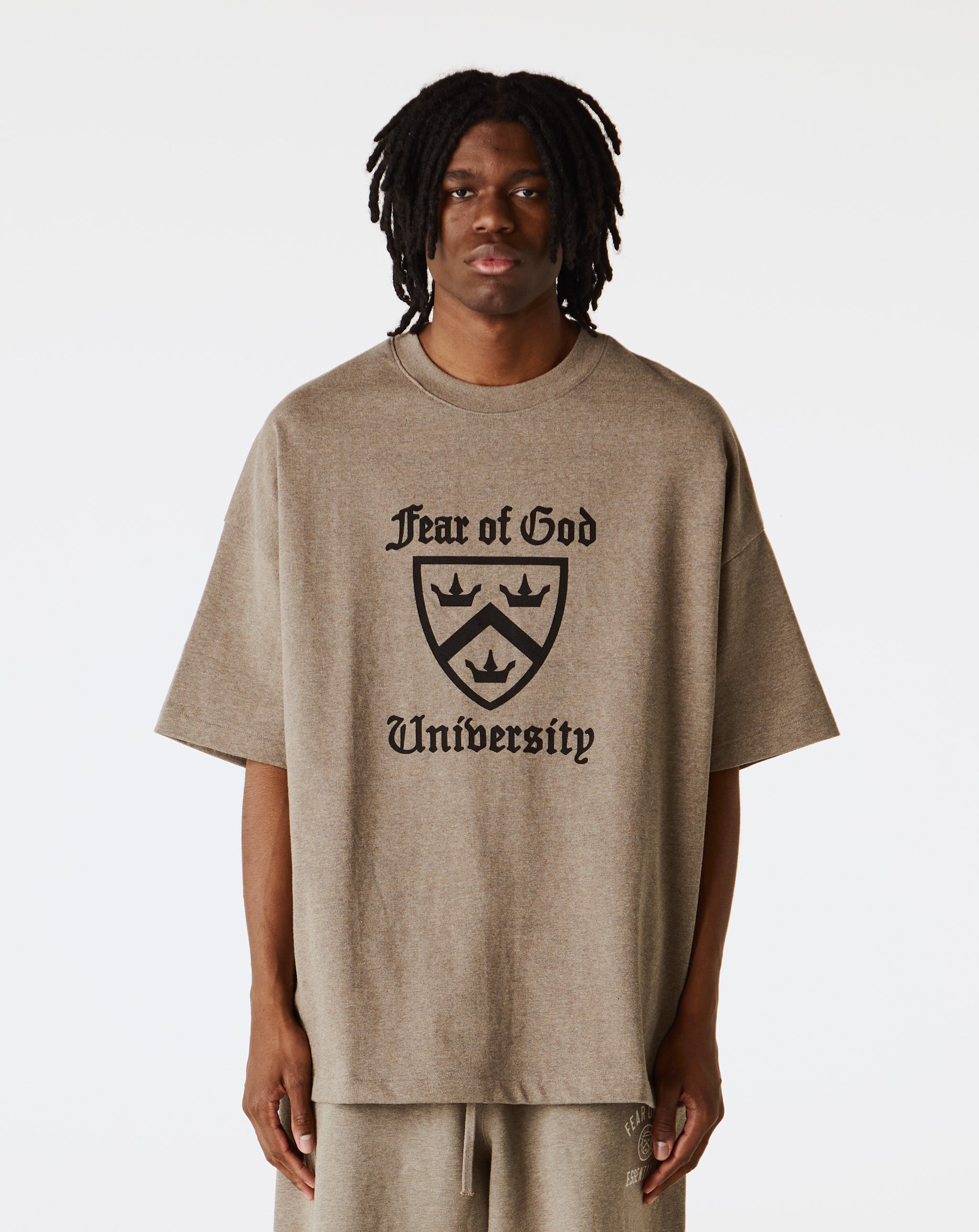 Fear of God Essentials Heavy Crewneck T-Shirt - XHIBITION