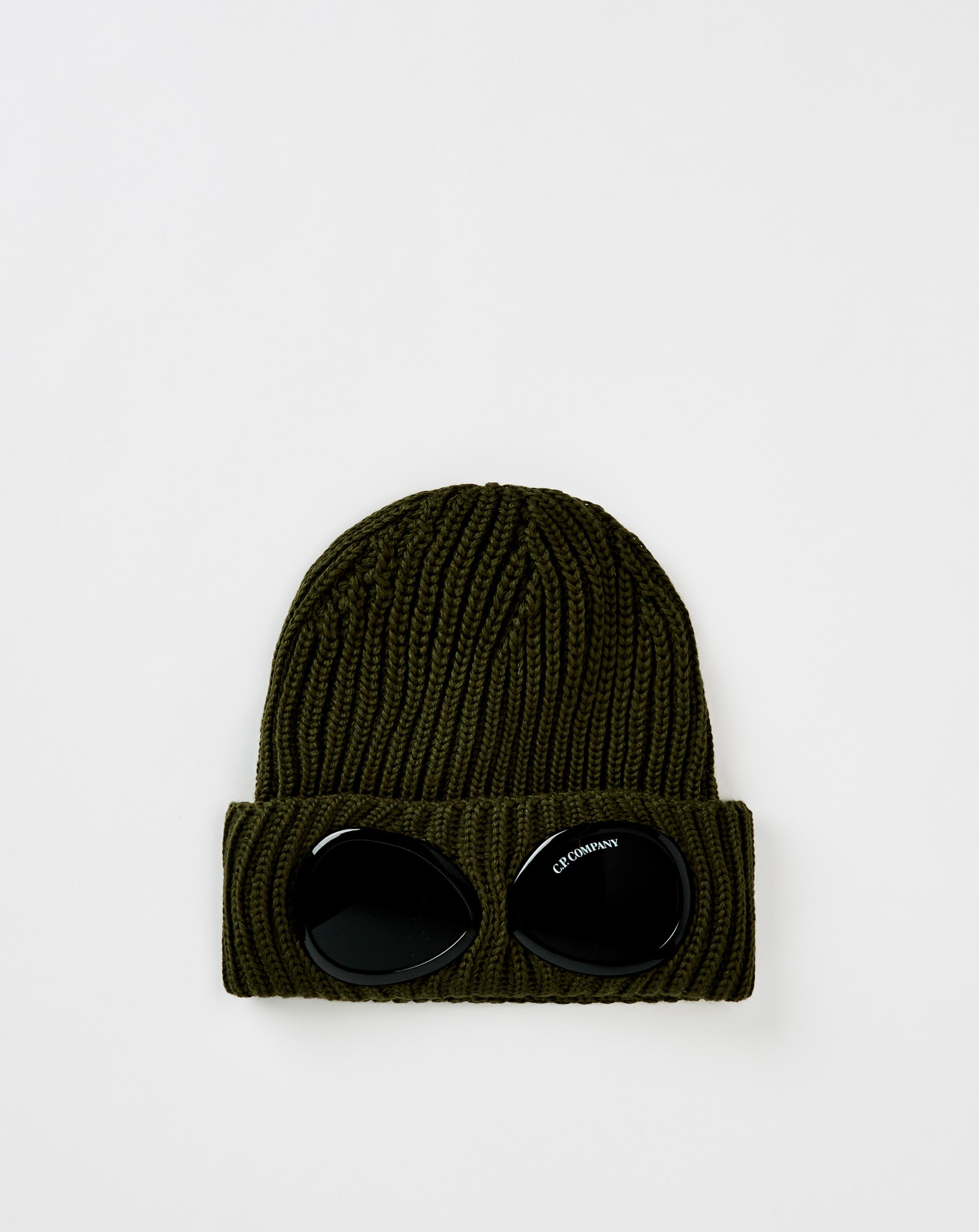 C.P. Company Extra Fine Merino Wool Goggle Beanie - XHIBITION