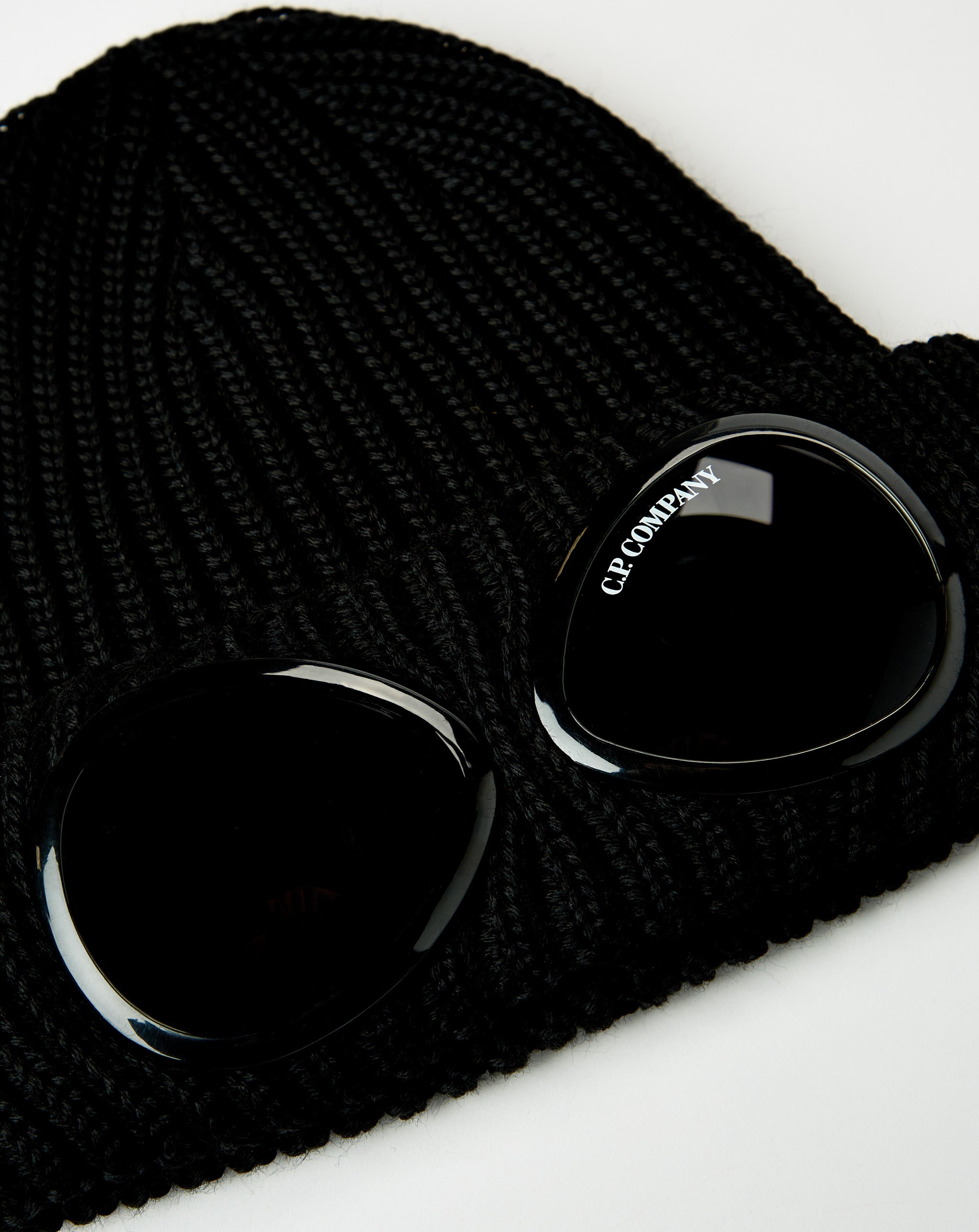 C.P. Company Extra Fine Merino Wool Goggle Beanie - XHIBITION