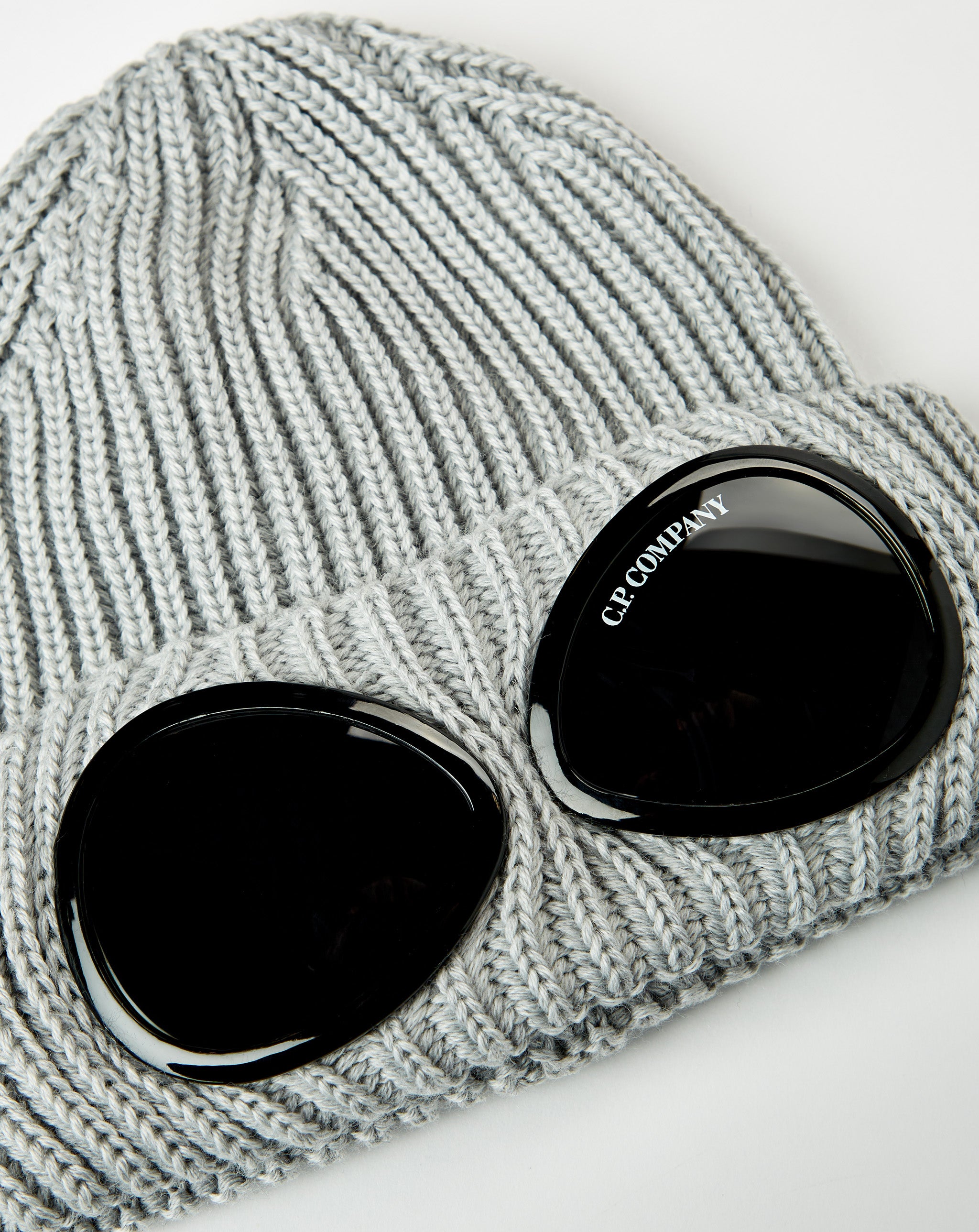 C.P. Company Extra Fine Merino Wool Goggle Beanie - XHIBITION