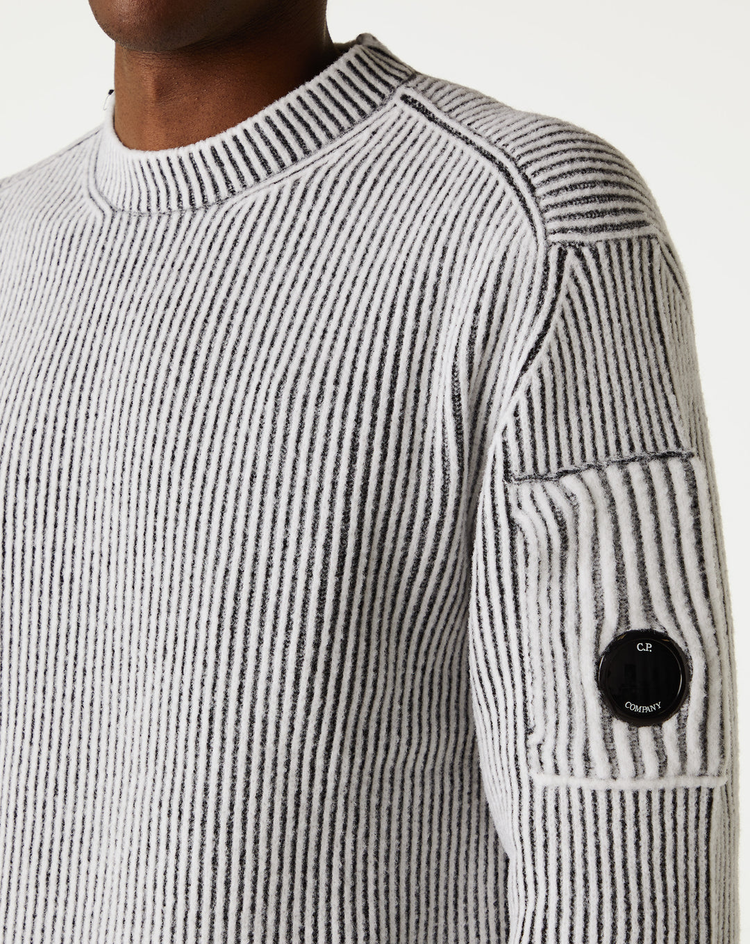 C.P. Company Knitwear Crew Neck In Fleece Knit - XHIBITION