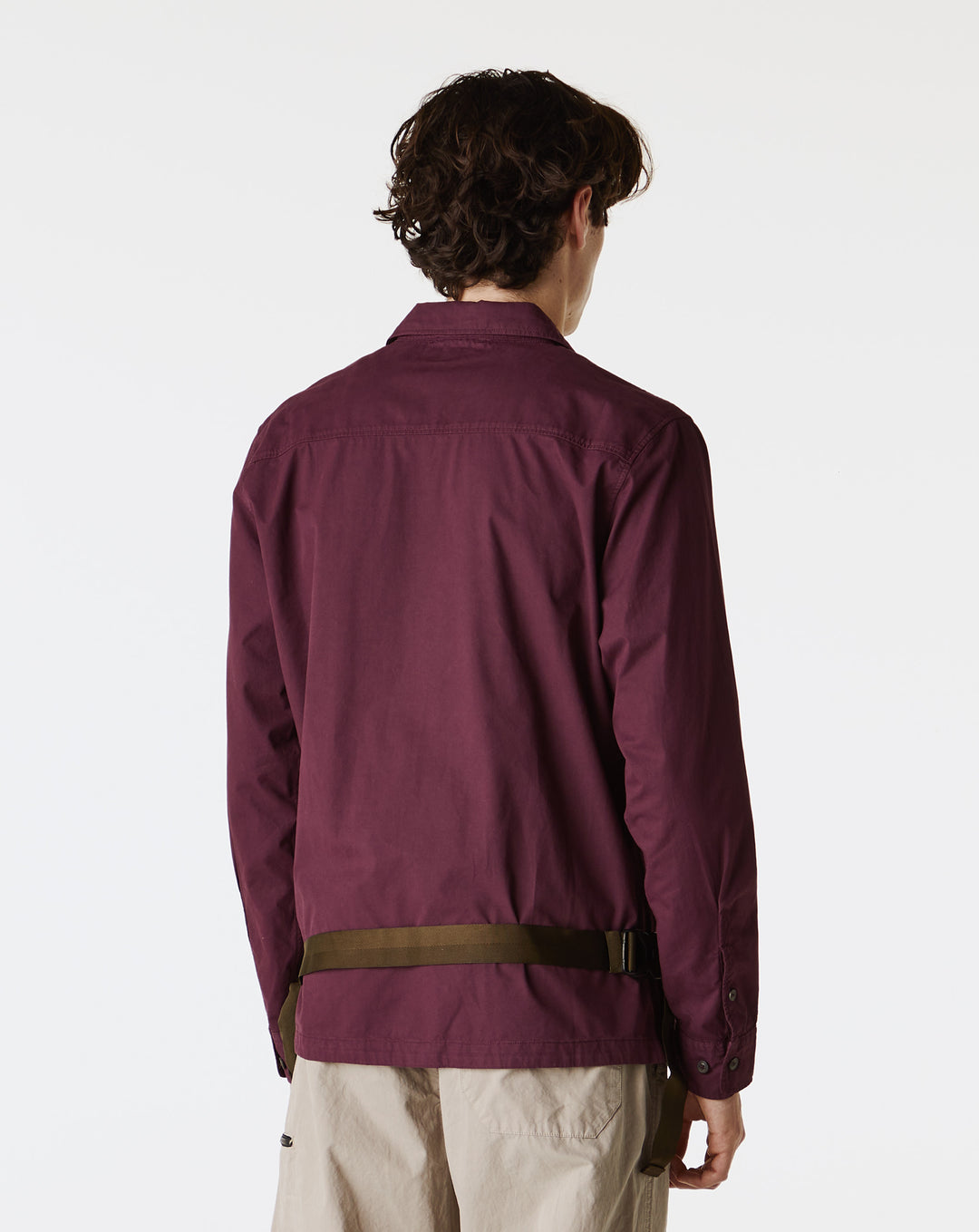 C.P. Company Organic Gabardine Zipped Overshirt - XHIBITION