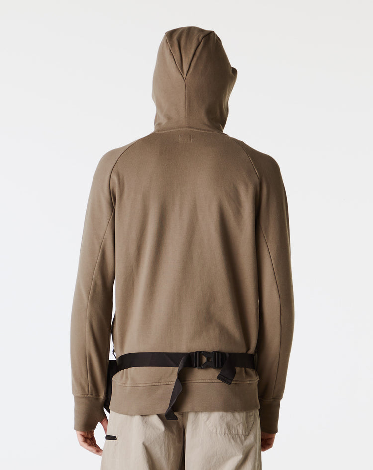 C.P. Company Diagonal Raised Fleece Goggle Zipped Hooded Sweatshirt - XHIBITION