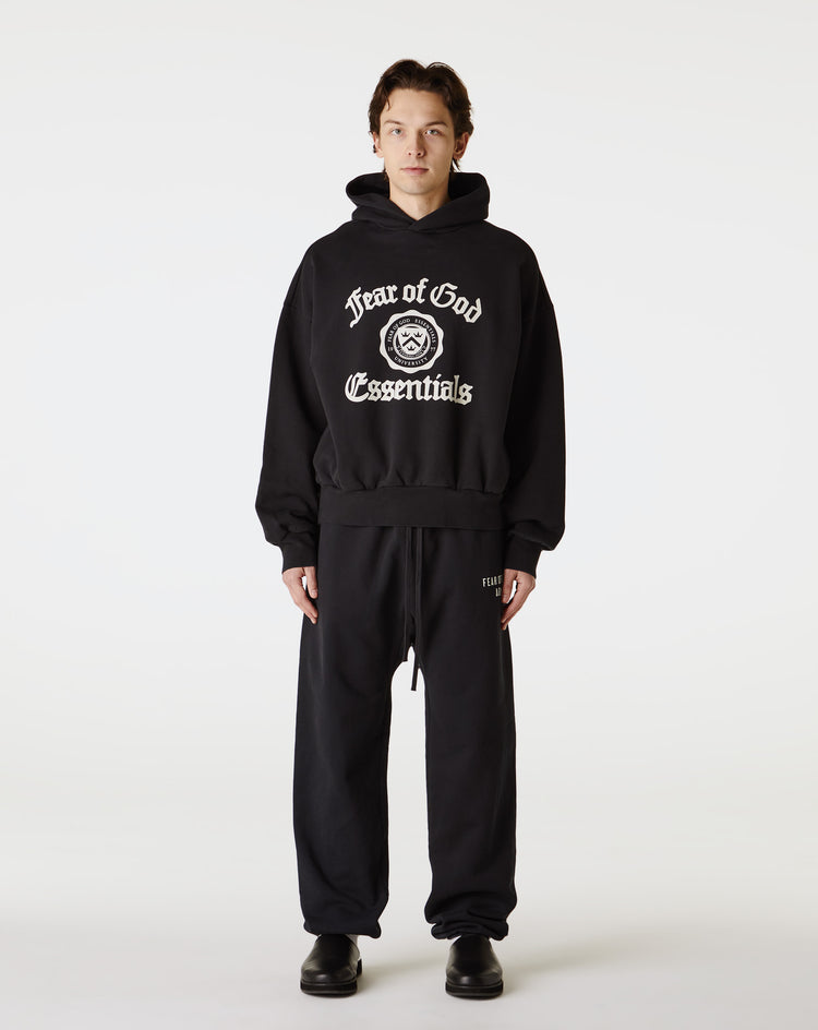 Fear of God Essentials Heavy Fleece Vintage Shrunken Hoodie - XHIBITION