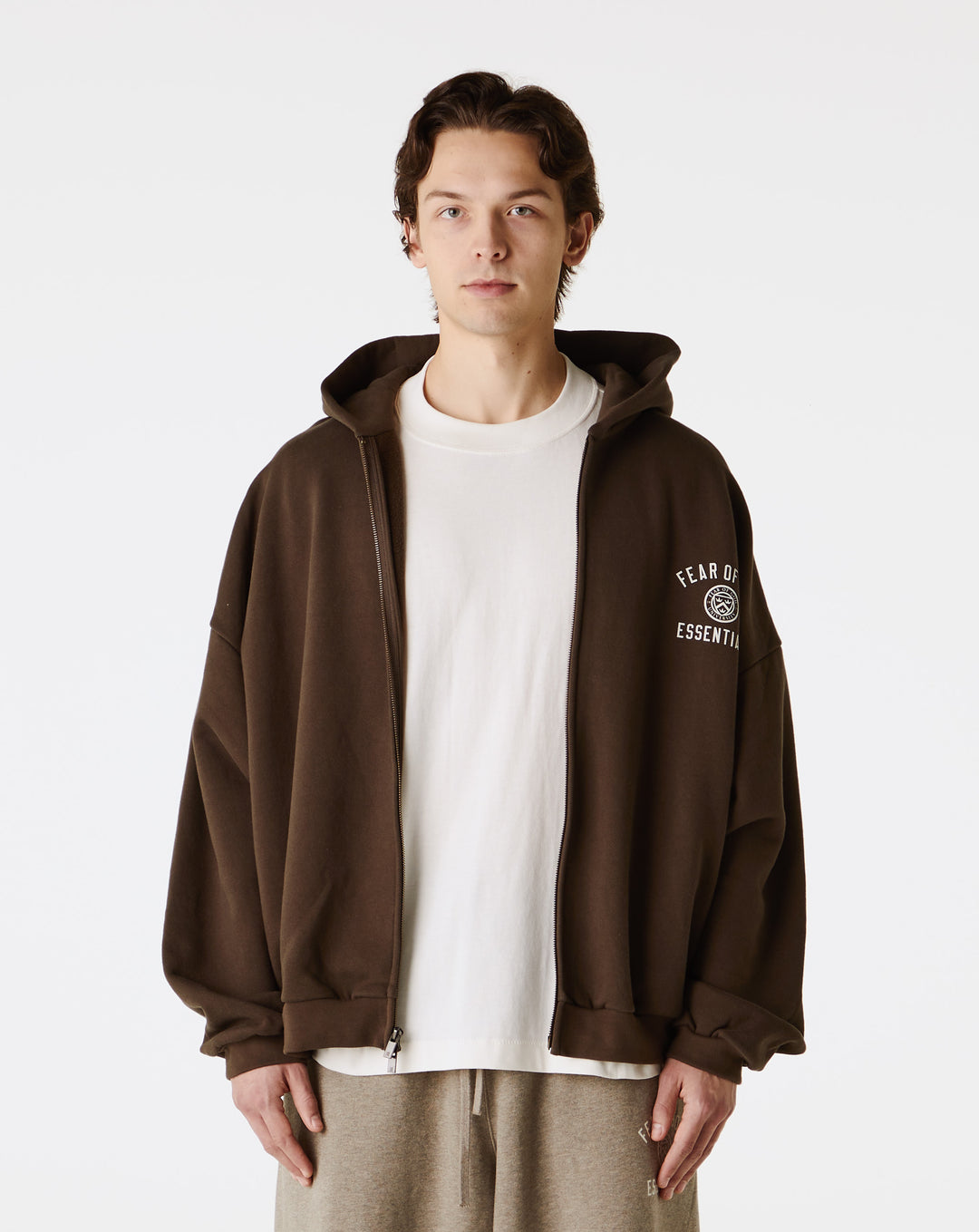 Fear of God Essentials Heavy Fleece Fullzip Hoodie - XHIBITION