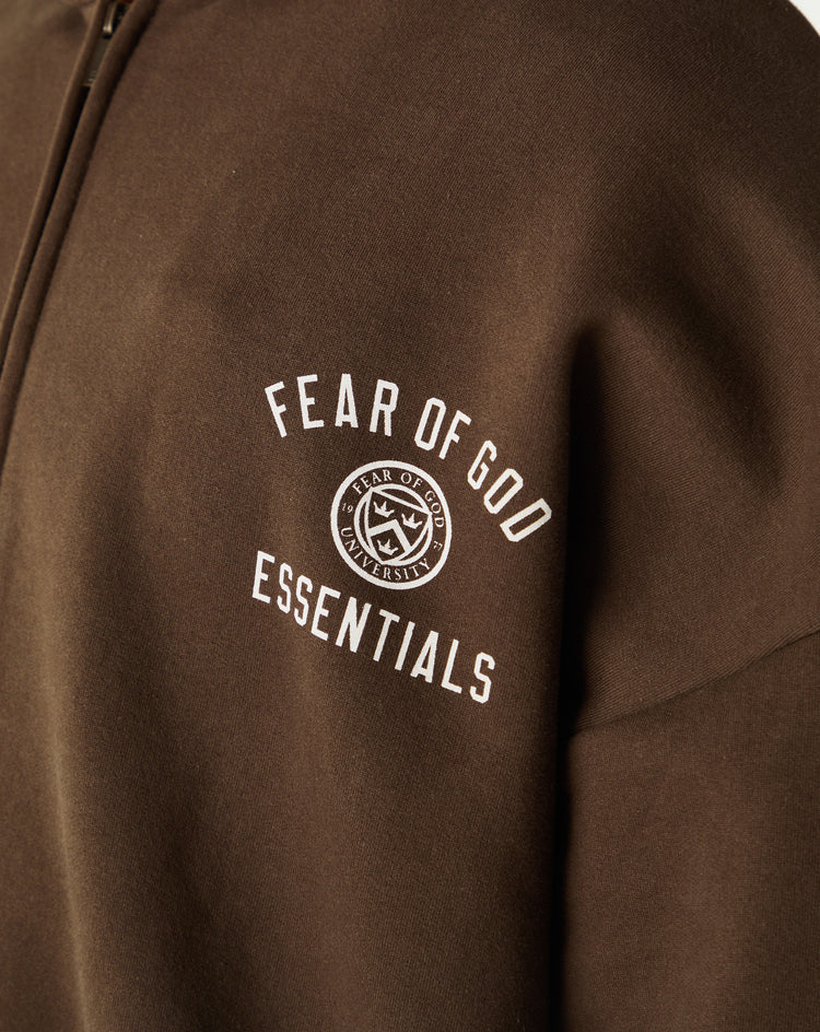 Fear of God Essentials Heavy Fleece Fullzip Hoodie - XHIBITION