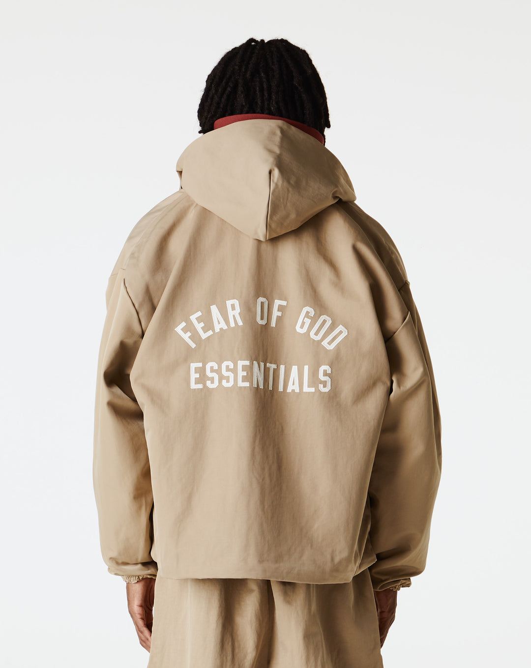 Fear of God Essentials Textured Nylon Hooded Coaches Jacket - XHIBITION