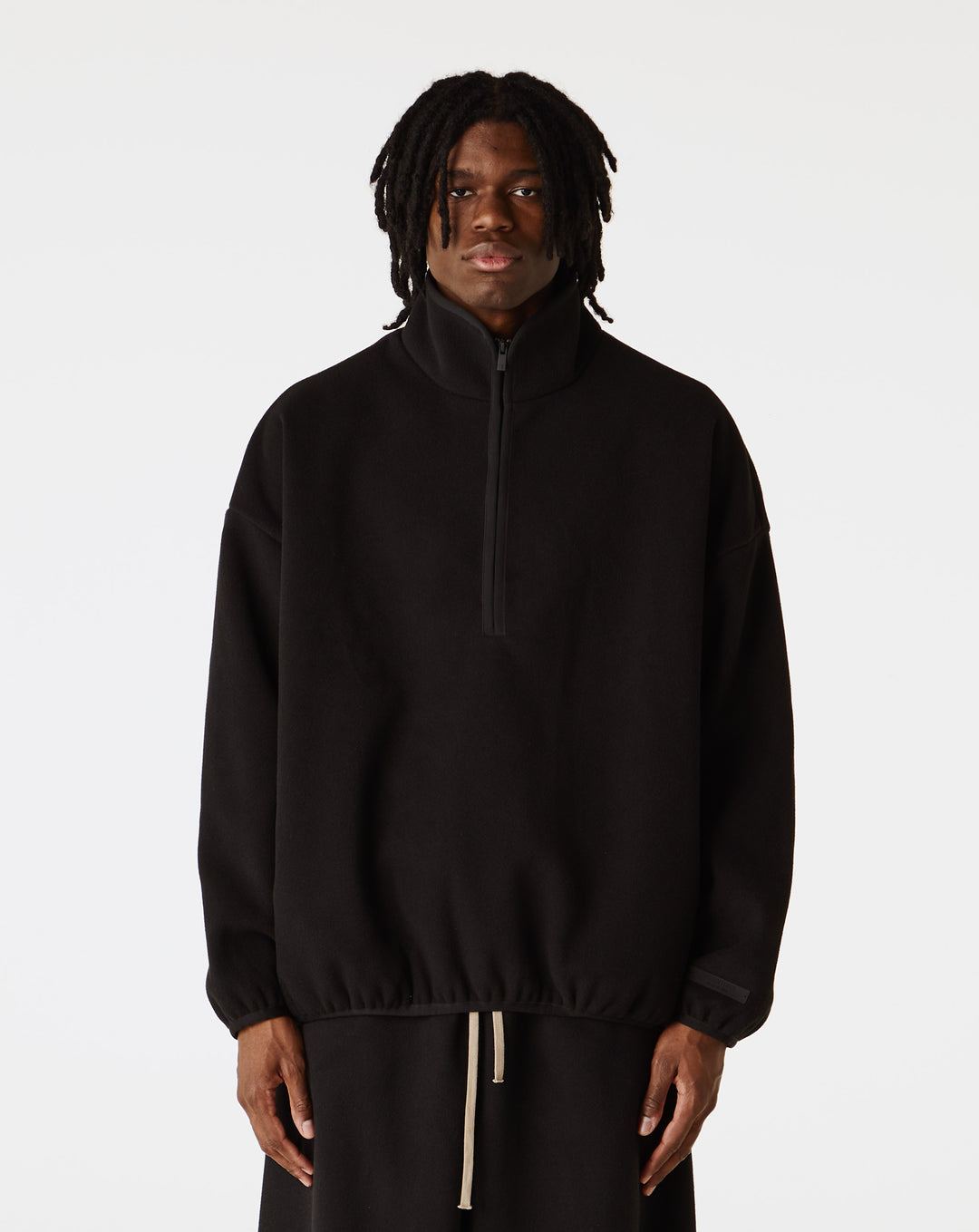 Fear of God Essentials Brushed Half Zip Pull Over - XHIBITION