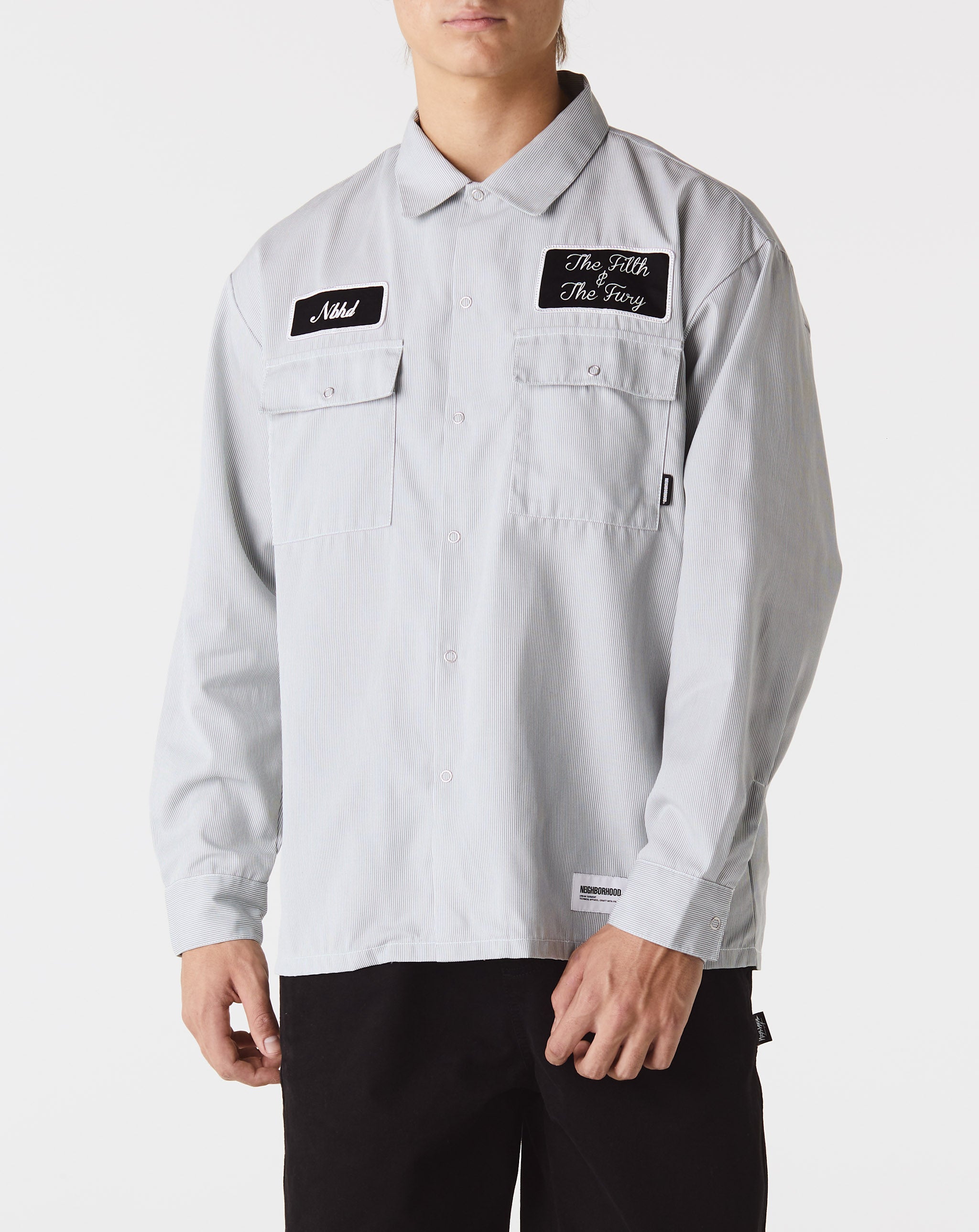 logo collar shirt | Stripe Work Shirt – Cheap Bremnervisual Jordan