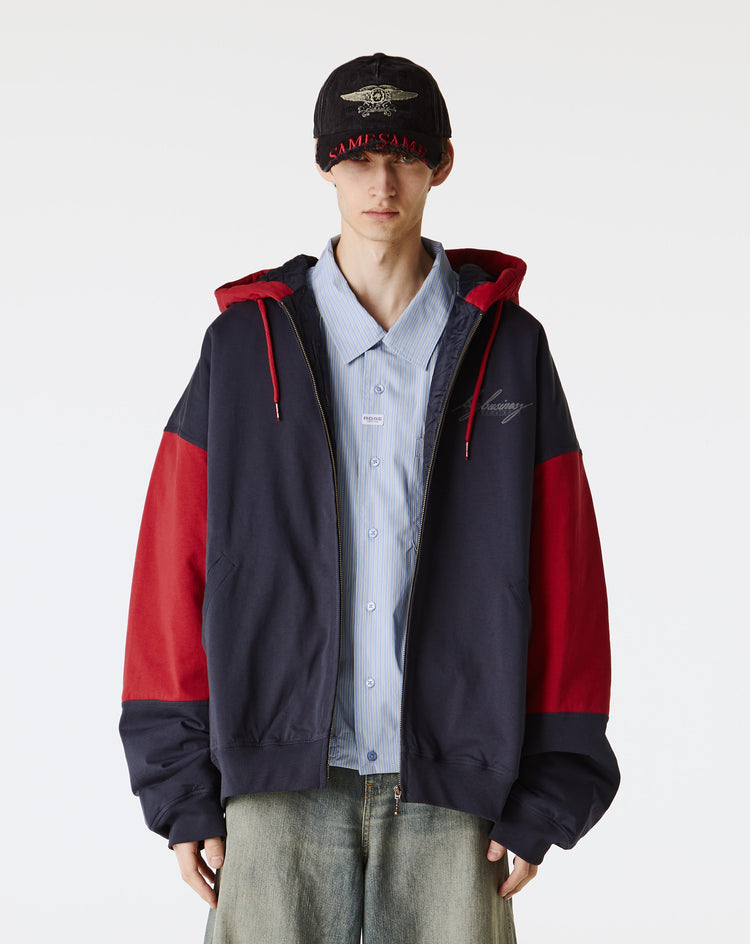 Martine Rose Quilted Zip Up Hoodie - XHIBITION