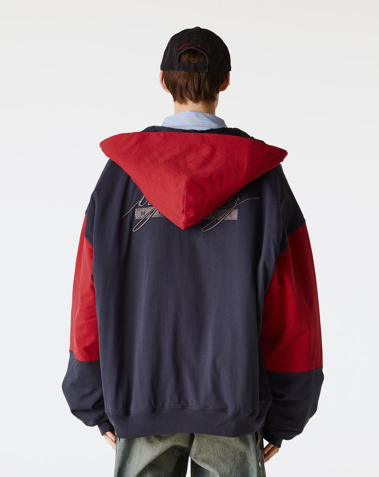 Martine Rose Quilted Zip Up Hoodie - XHIBITION