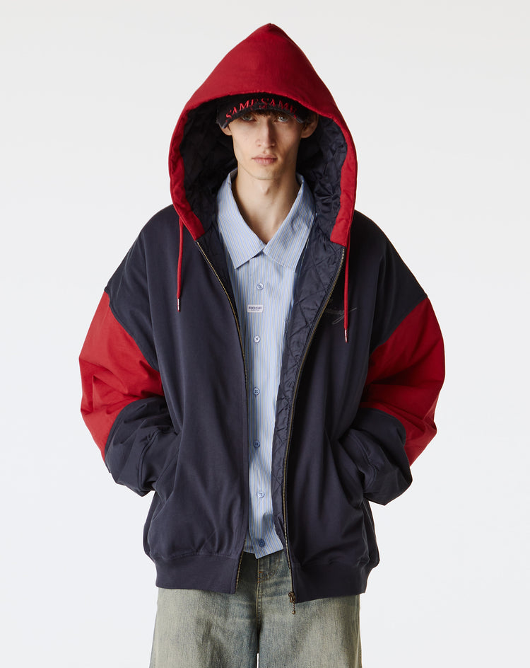 Martine Rose Quilted Zip Up Hoodie - XHIBITION