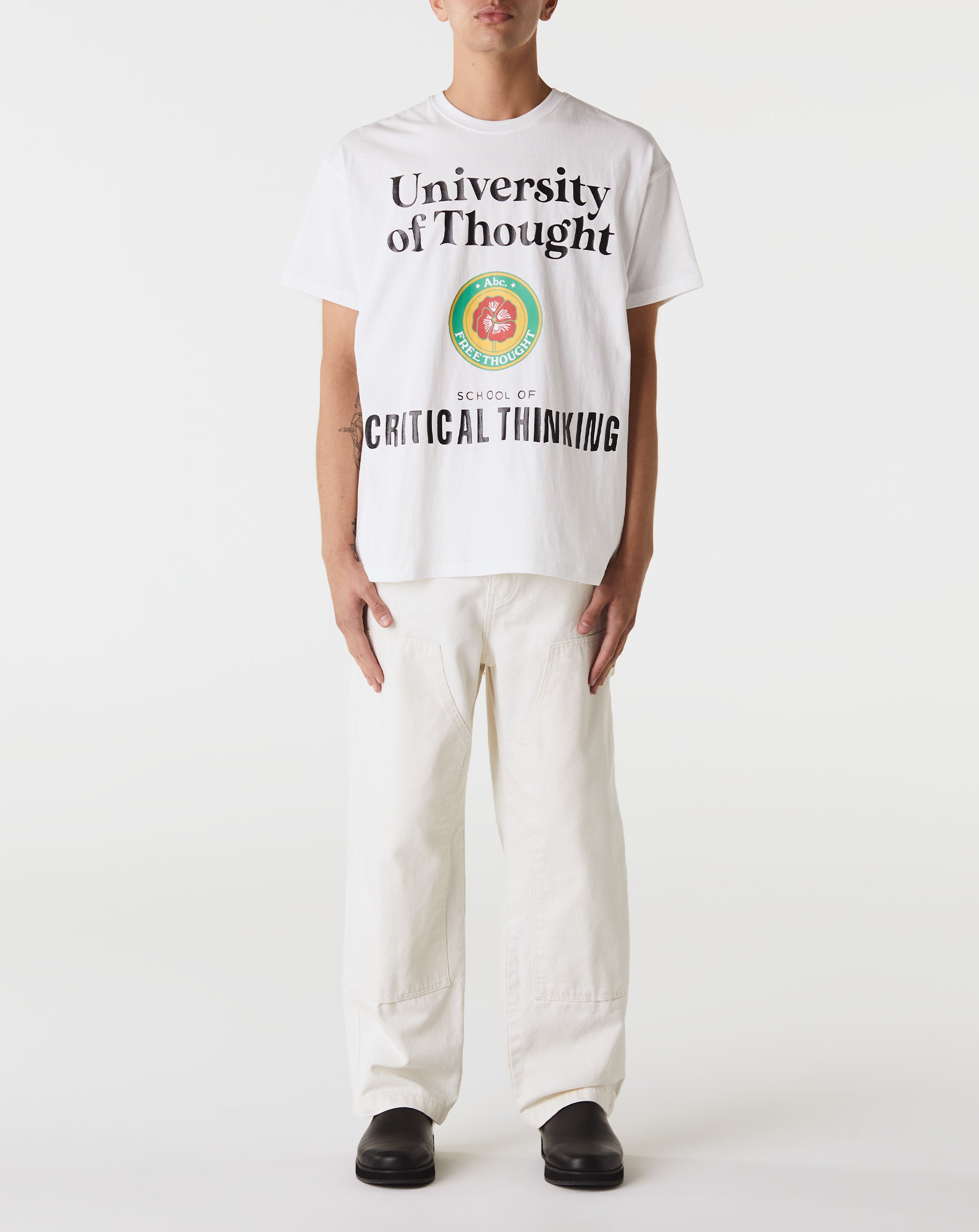 Versace Jeans Blu In Denim Di Cotone Stretch University T-Shirt  - Cheap Urlfreeze Jordan outlet