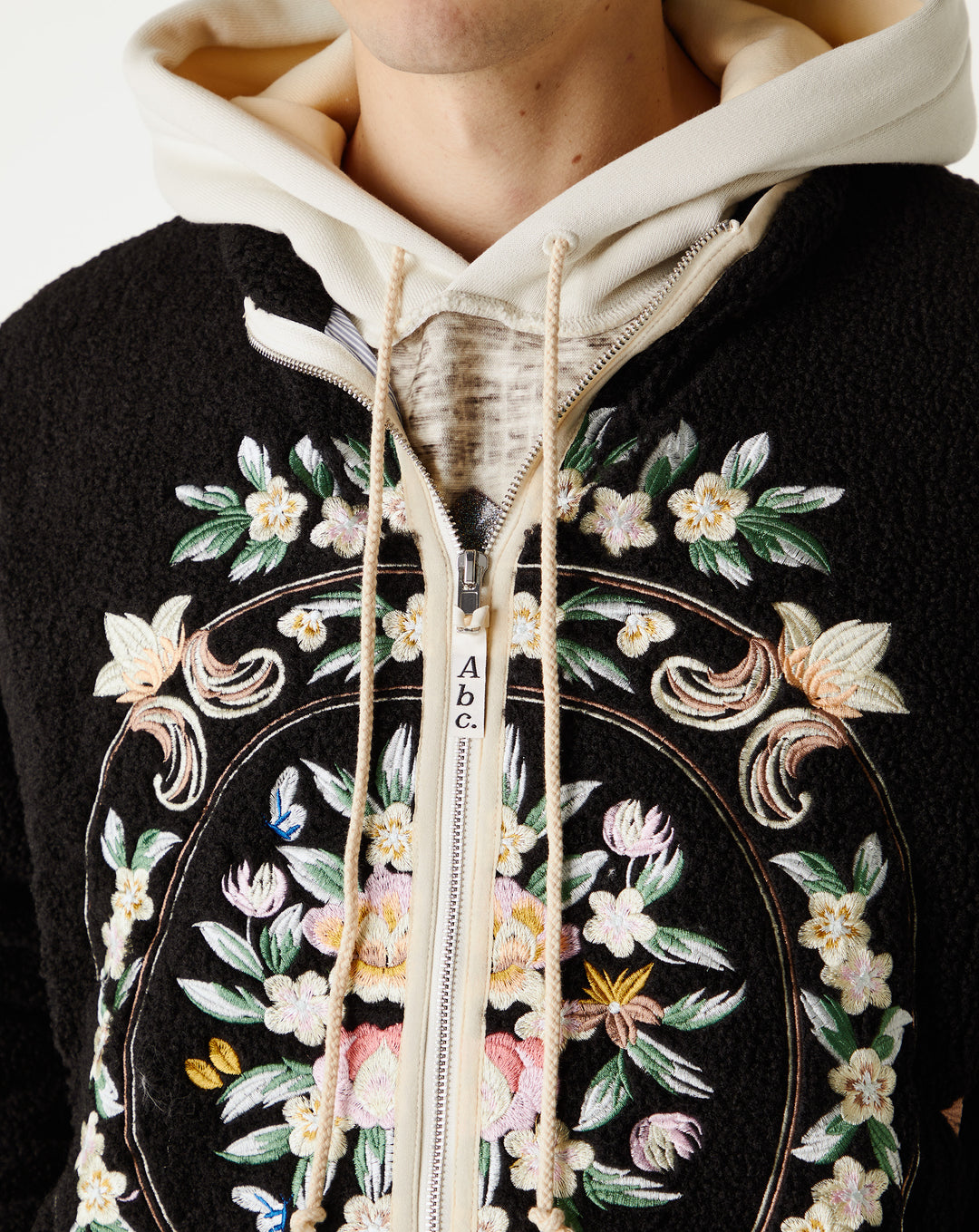 Advisory Board Crystals Floral Fleece Zip-Up - XHIBITION