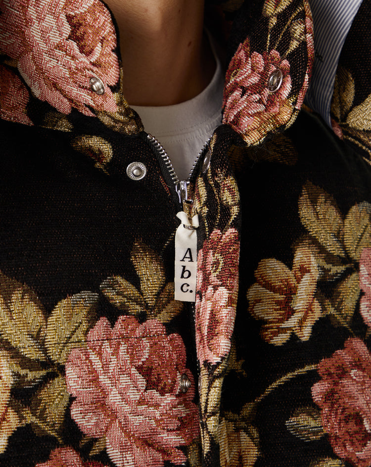 Advisory Board Crystals Floral Jacquard Puffer Jacket - XHIBITION