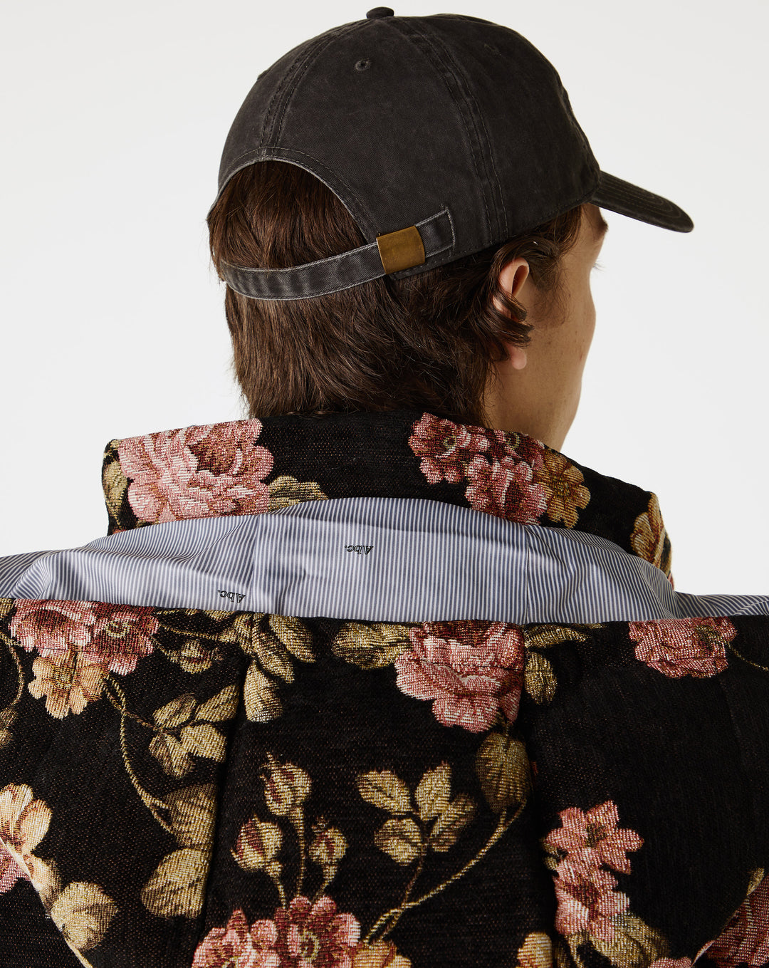 Advisory Board Crystals Floral Jacquard Puffer Jacket - XHIBITION