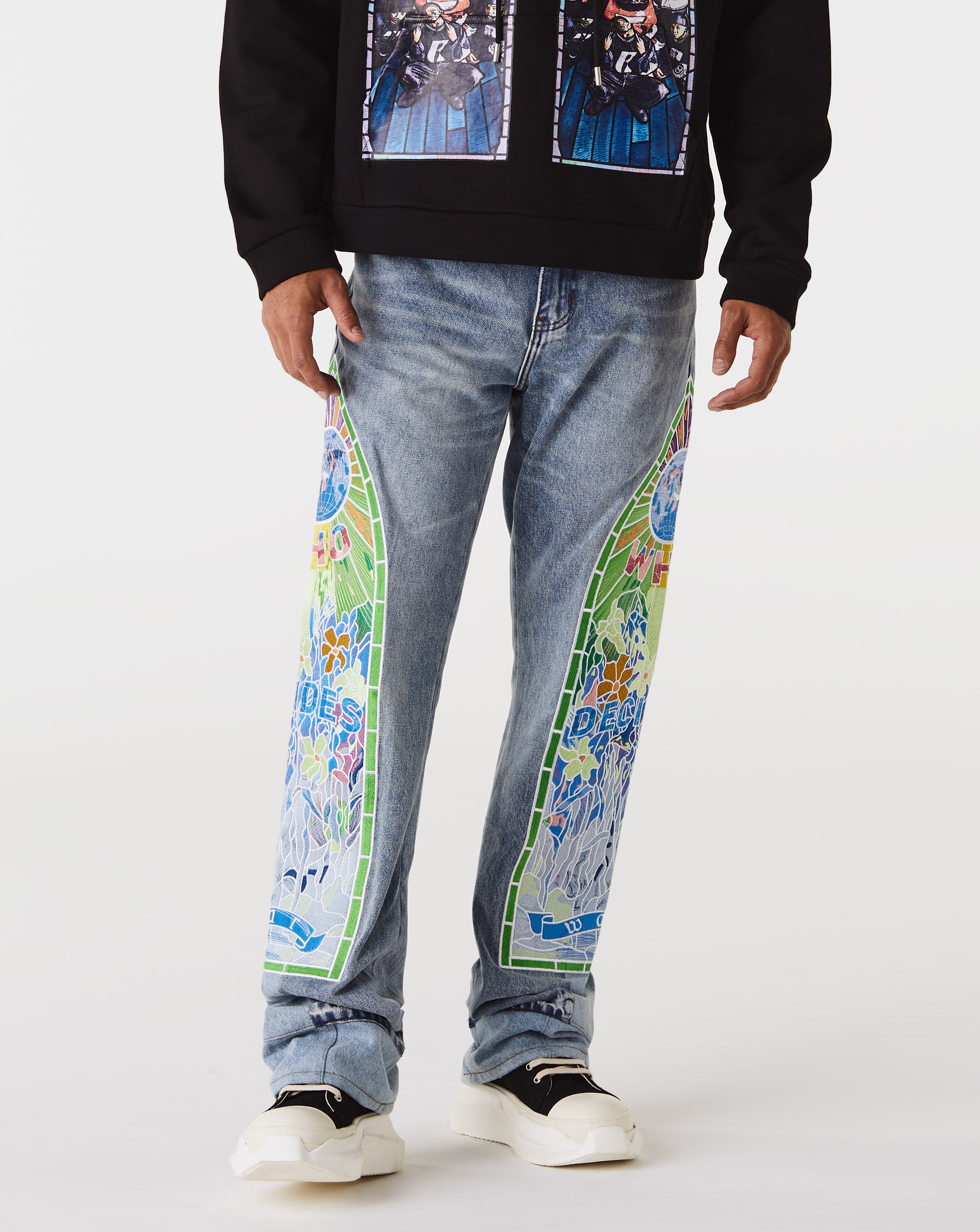 Cowboy Embroidered Jeans – Xhibition