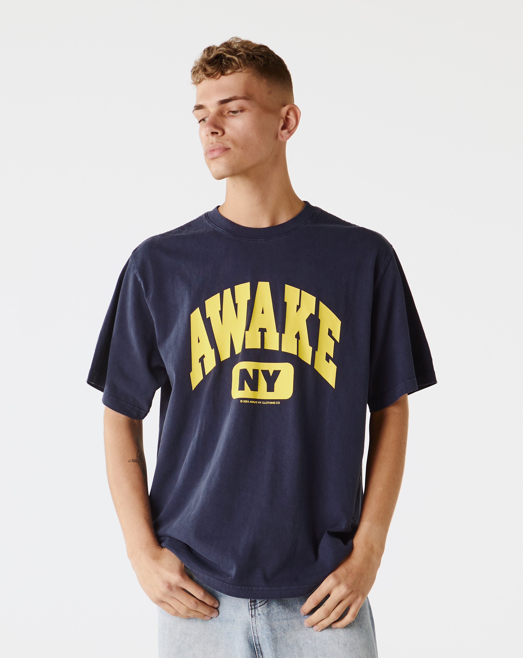 Awake NY Varsity Tee  - XHIBITION