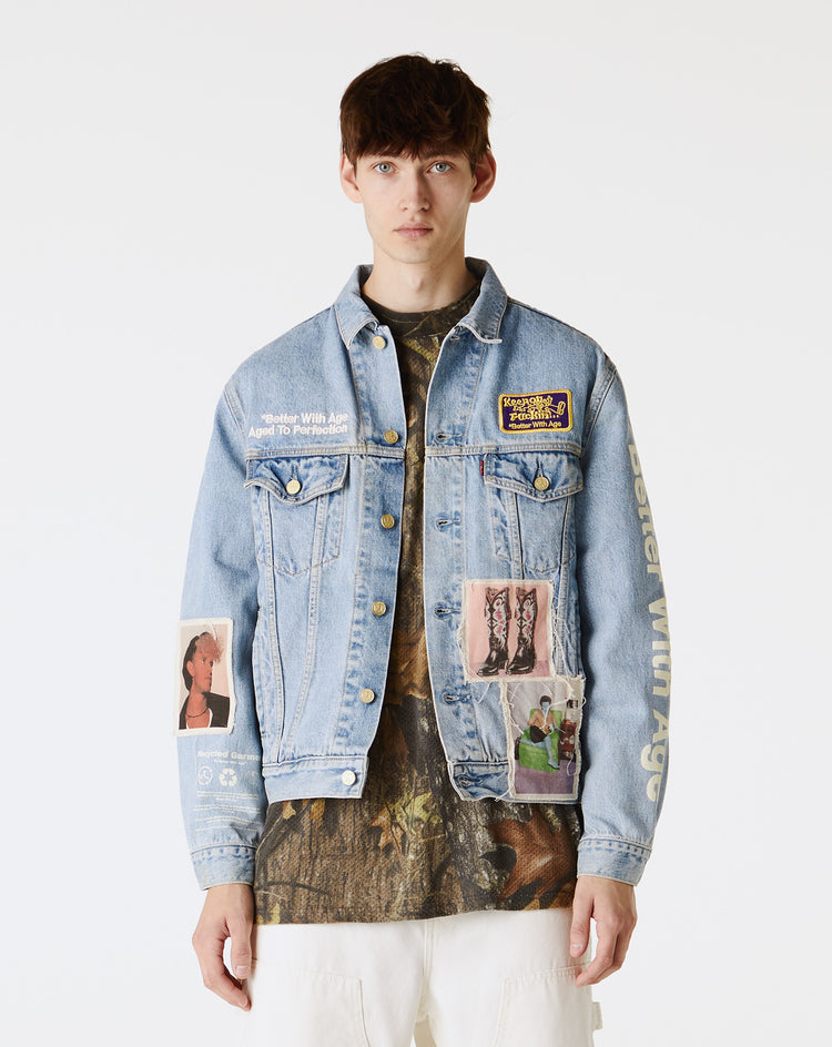 *Better With Age Portrait Denim Jacket  - Cheap Urlfreeze Jordan outlet