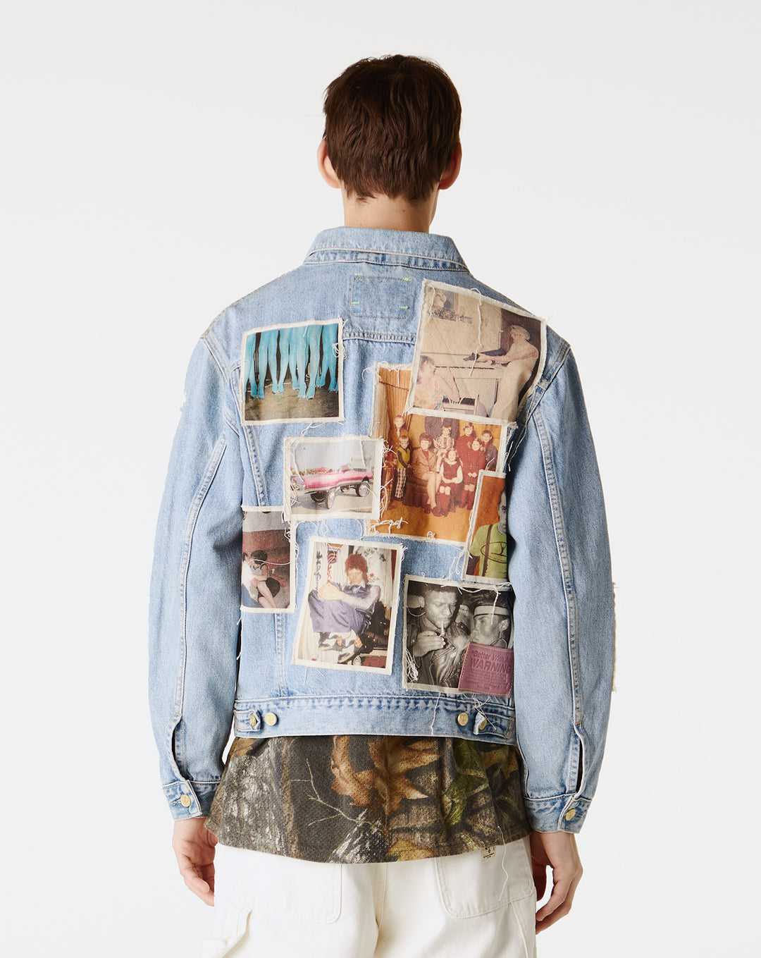 *Better With Age Portrait Denim Jacket  - Cheap Urlfreeze Jordan outlet