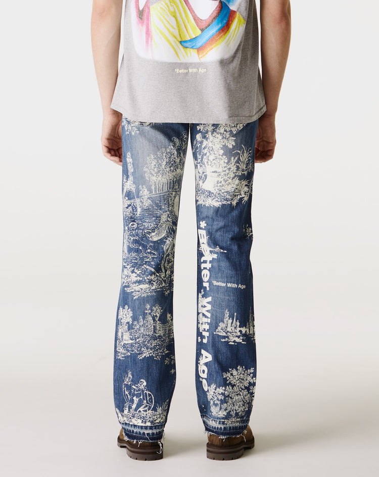 *Better With Age Teresa Denim pants motif  - Cheap Urlfreeze Jordan outlet