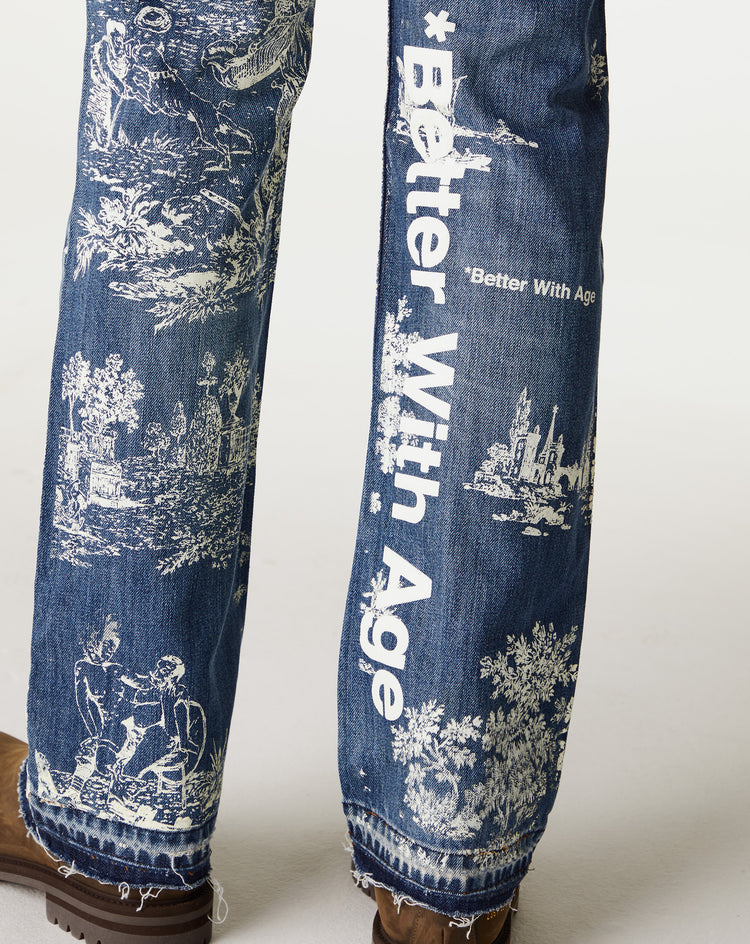 *Better With Age Teresa Denim pants motif  - Cheap Urlfreeze Jordan outlet