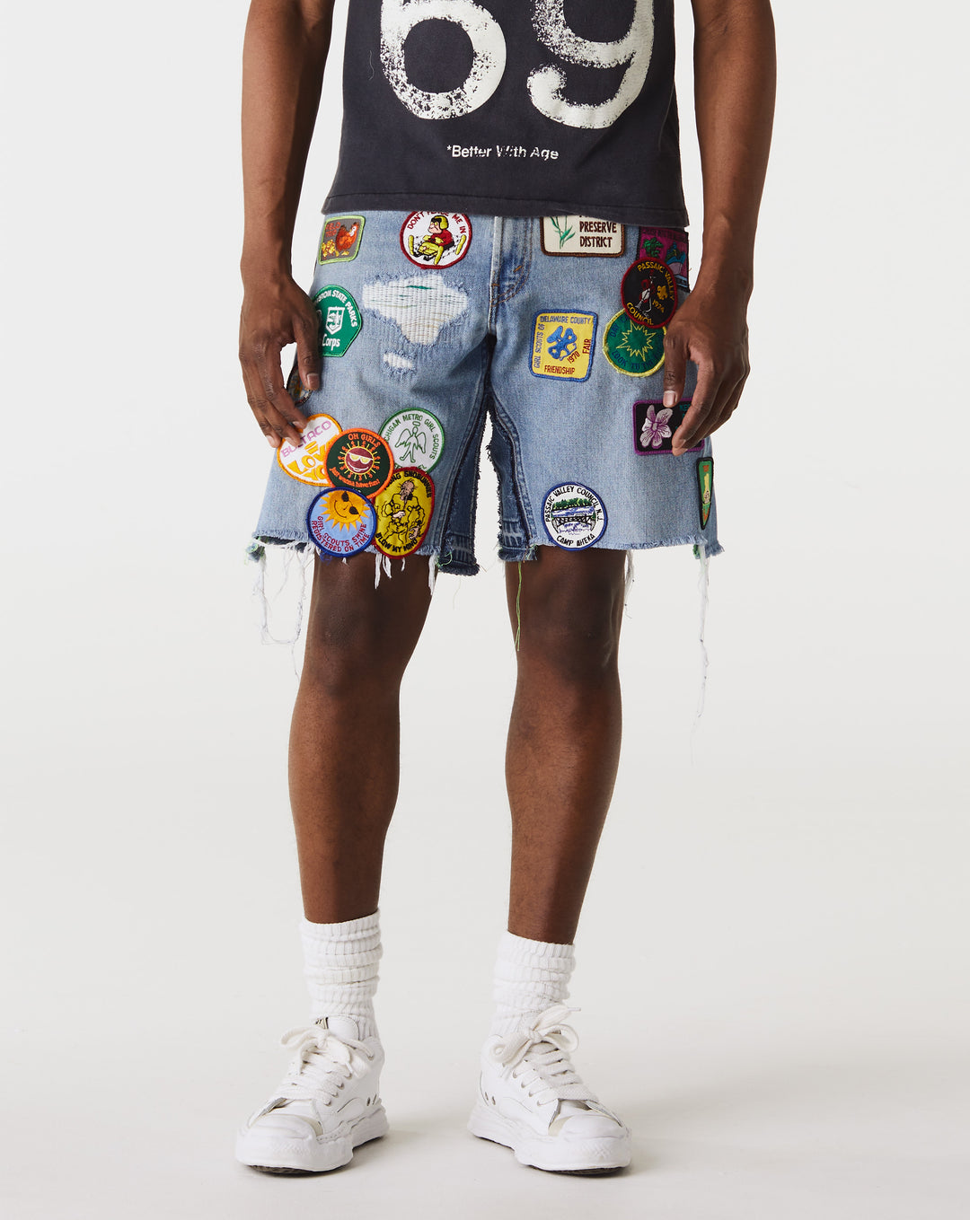 *Better With Age Gentleman's Denim Shorts  - XHIBITION