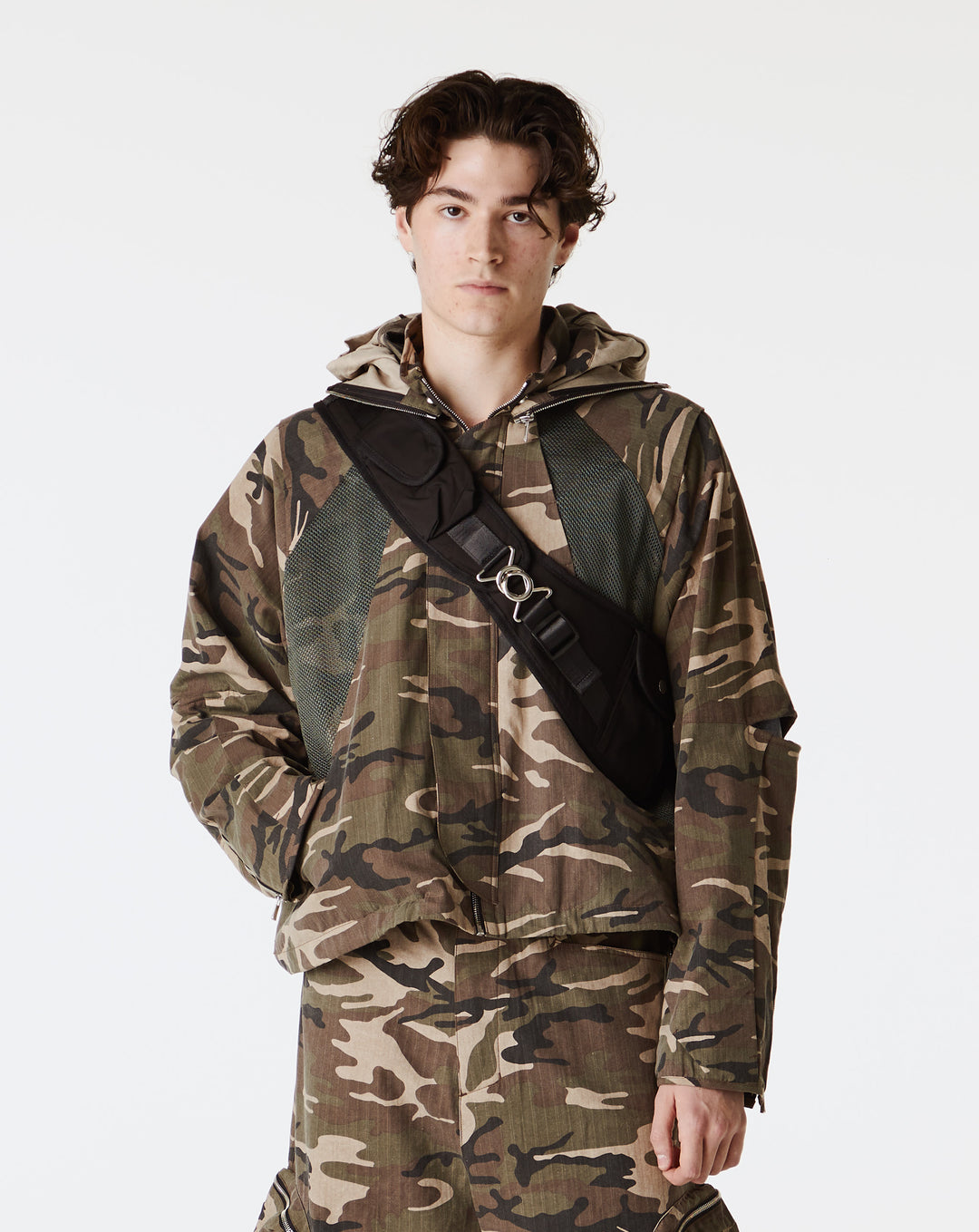 FFFPOSTALSERVICE Parachute Hooded Jacket V2 - XHIBITION