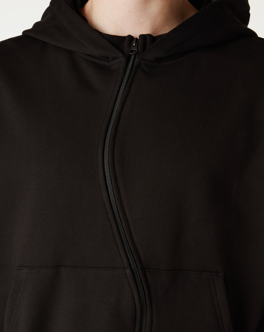 FFFPOSTALSERVICE Curved Zip-Up Hoodie - XHIBITION