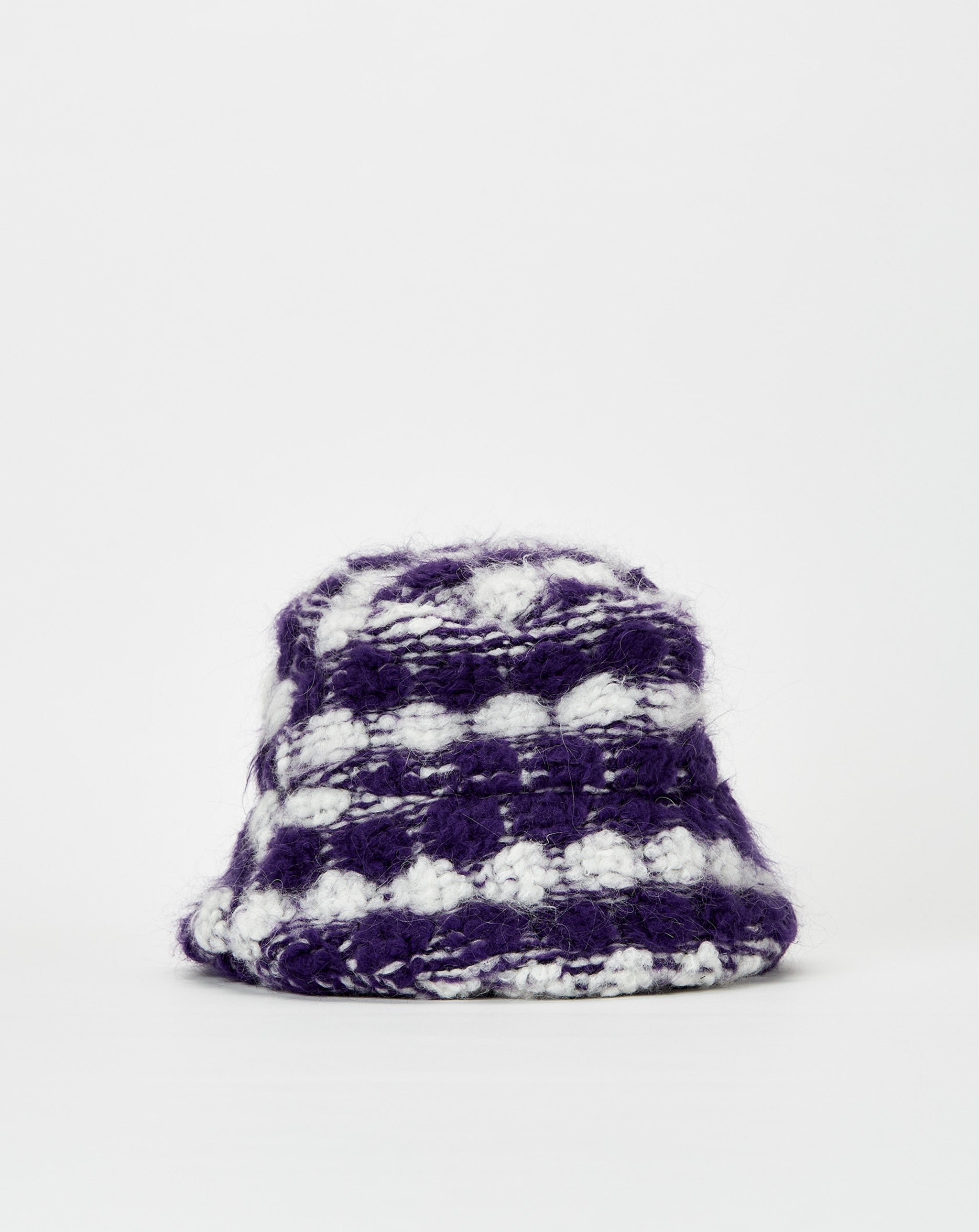 BONSAI Oversized Knit Puff Bucket Hat - XHIBITION