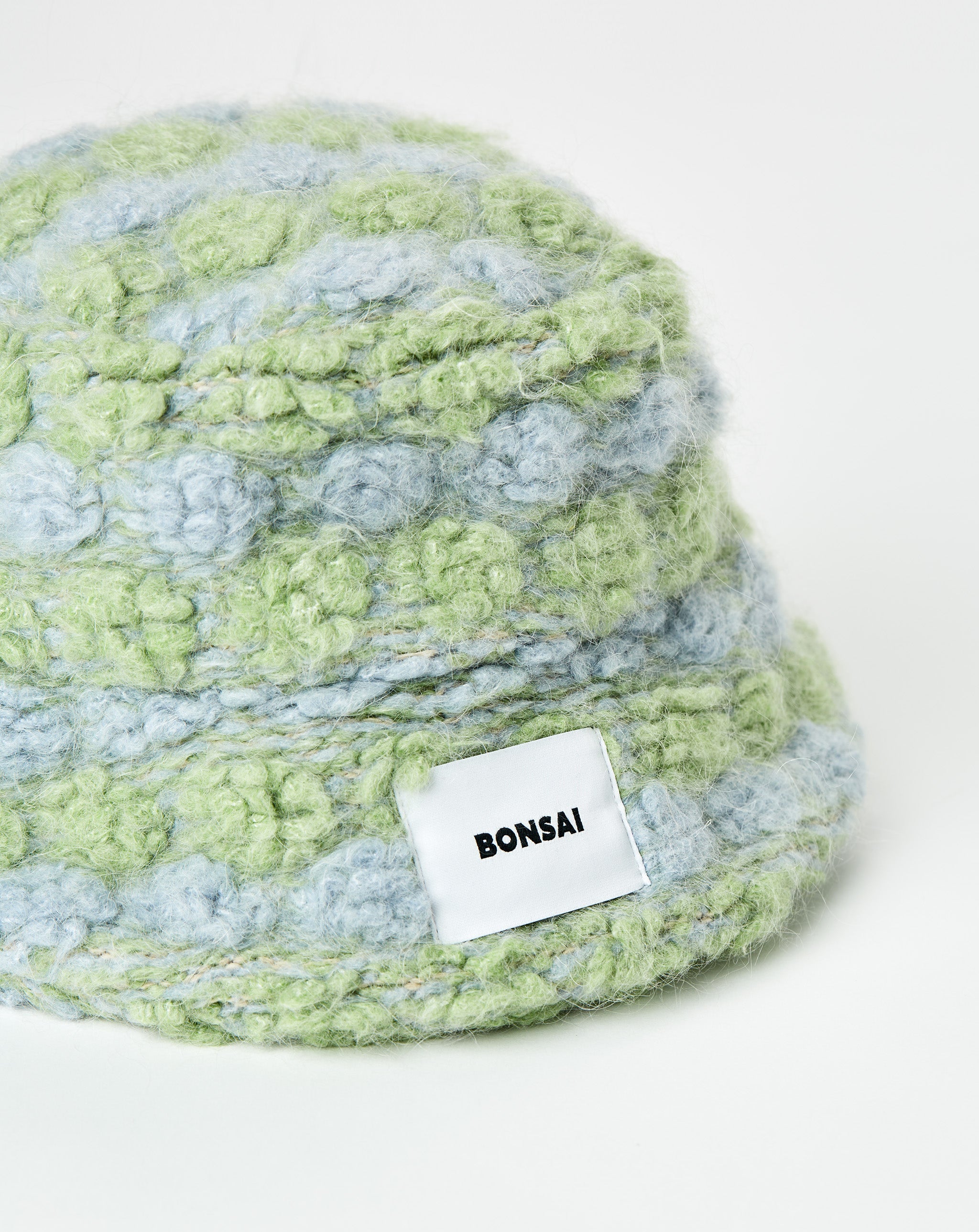 BONSAI Oversized Knit Puff Bucket Hat - XHIBITION