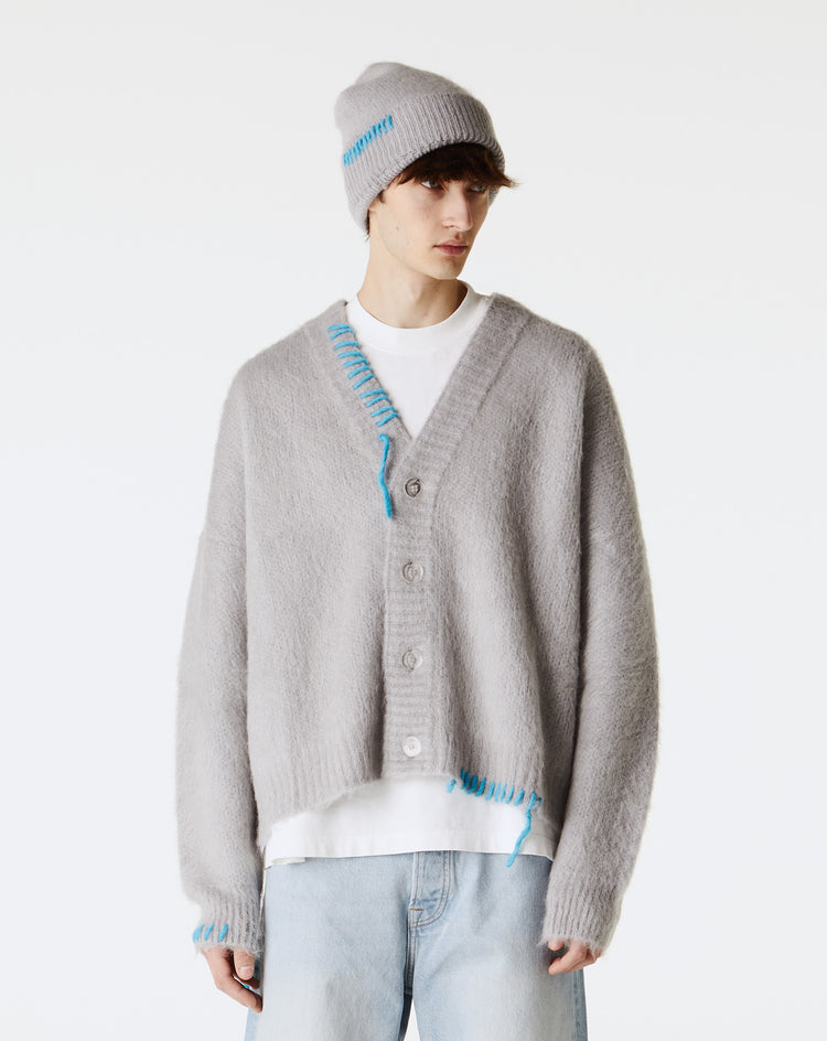 BONSAI Oversized Mohair Knit Cardigan - XHIBITION