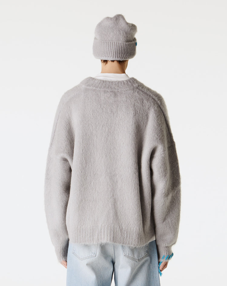 BONSAI Oversized Mohair Knit Cardigan - XHIBITION