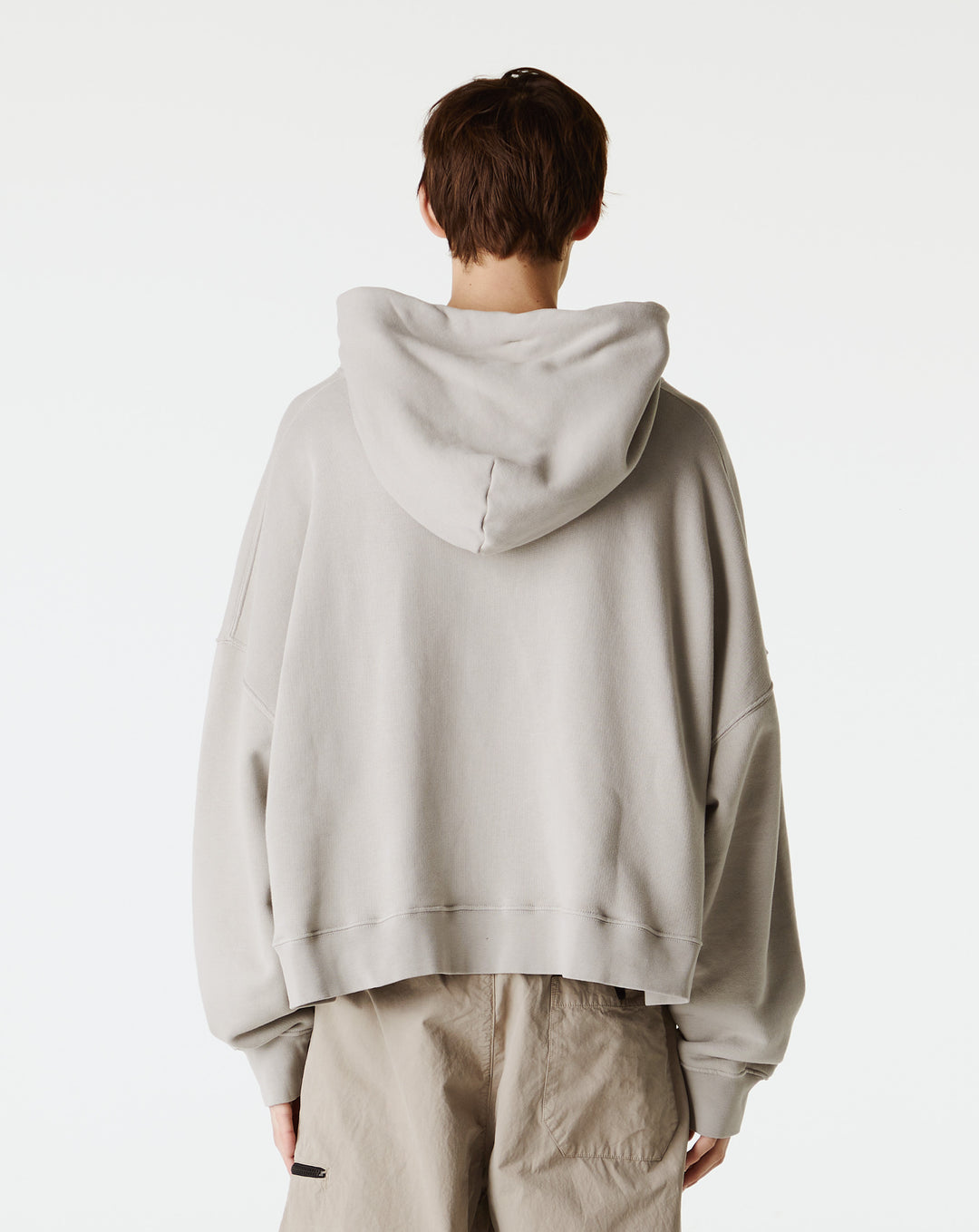 BONSAI Oversized Fit Cropped Hoodie - XHIBITION