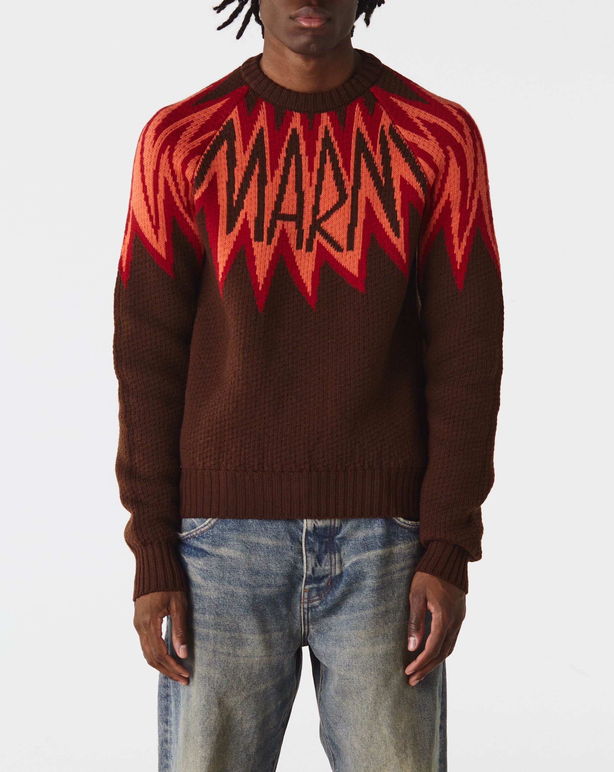 Marni Fire Island Logo Roundneck Sweater  - Cheap Urlfreeze Jordan outlet